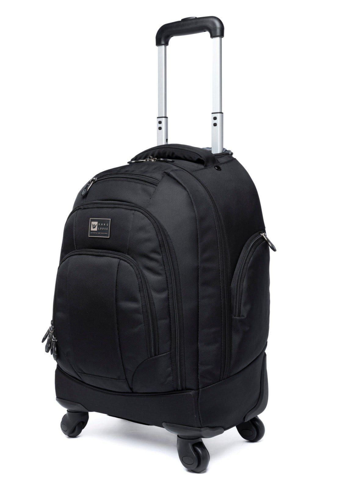 Vista 2 Mochila Executiva Masculina Hang Loose Reforçada Hang Loose preto