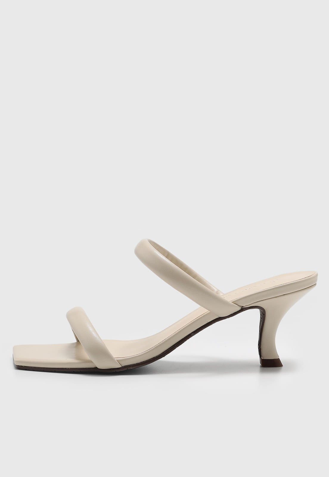 Sandália Feminina Capodarte Salto Baixo Ponta Quadrada Branca