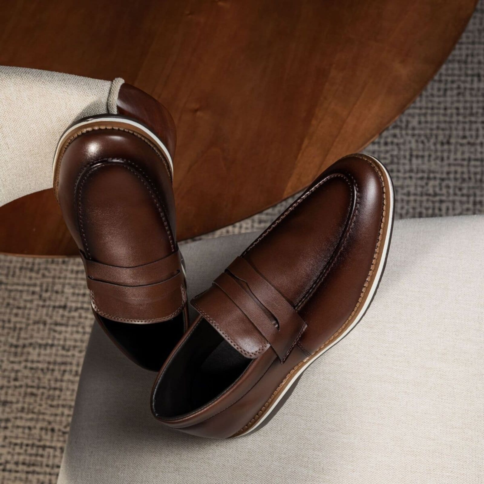 Sapato Masculino Mocassim Social Milan Moderno e Versátil - 2