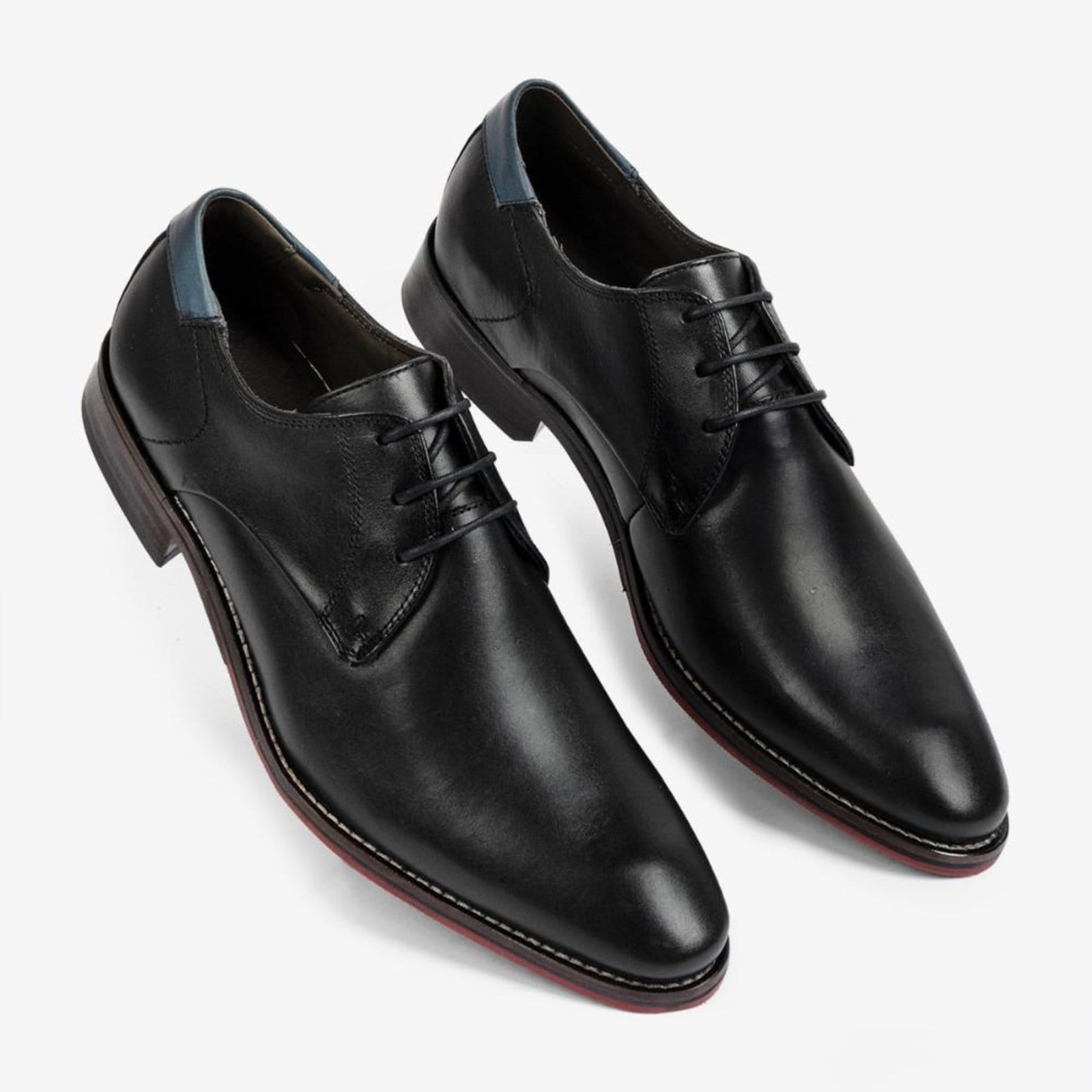 Vista 2 Sapato Social Couro Ferracini Masculino Caravaggio 5707-206G FERRACINI preto