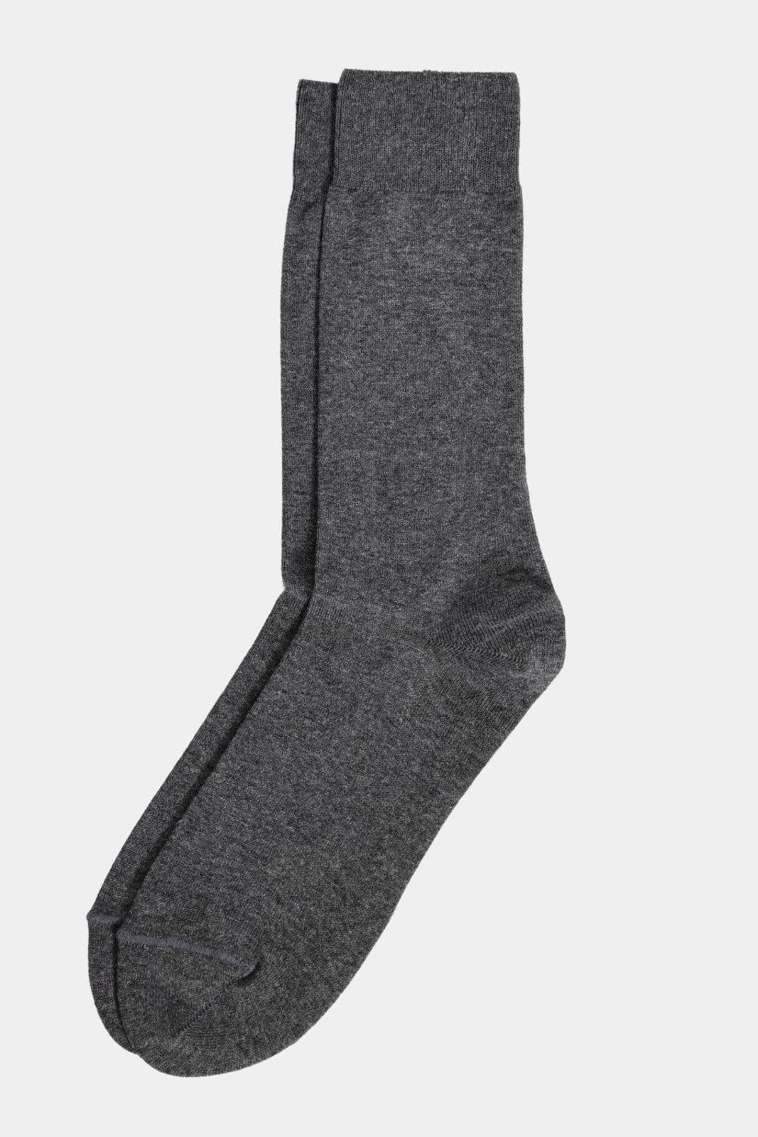 Meia Aramis Social Pima Lisa Chumbo