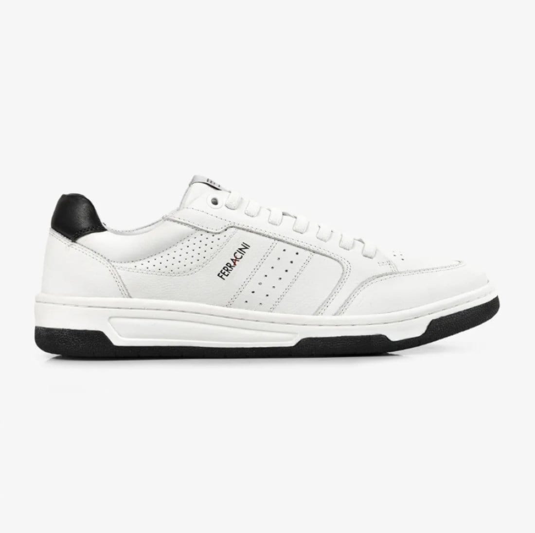 Vista 2 Sapatênis Masculino Couro Legítimo Ferracini Esportivo Vox 8057-617D FERRACINI branco