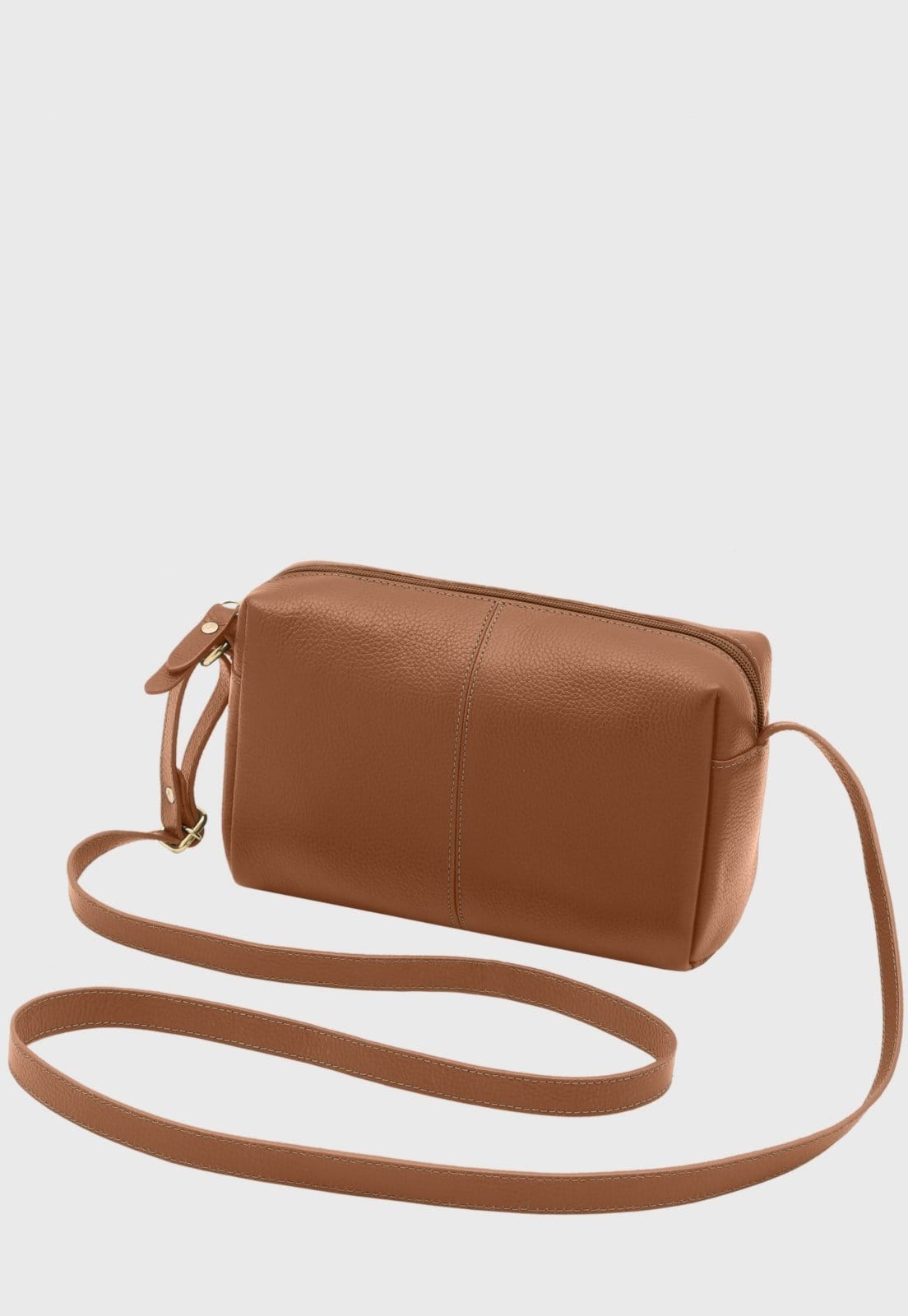 Bolsa Transversal Couro Mariart Capinzinho Camel