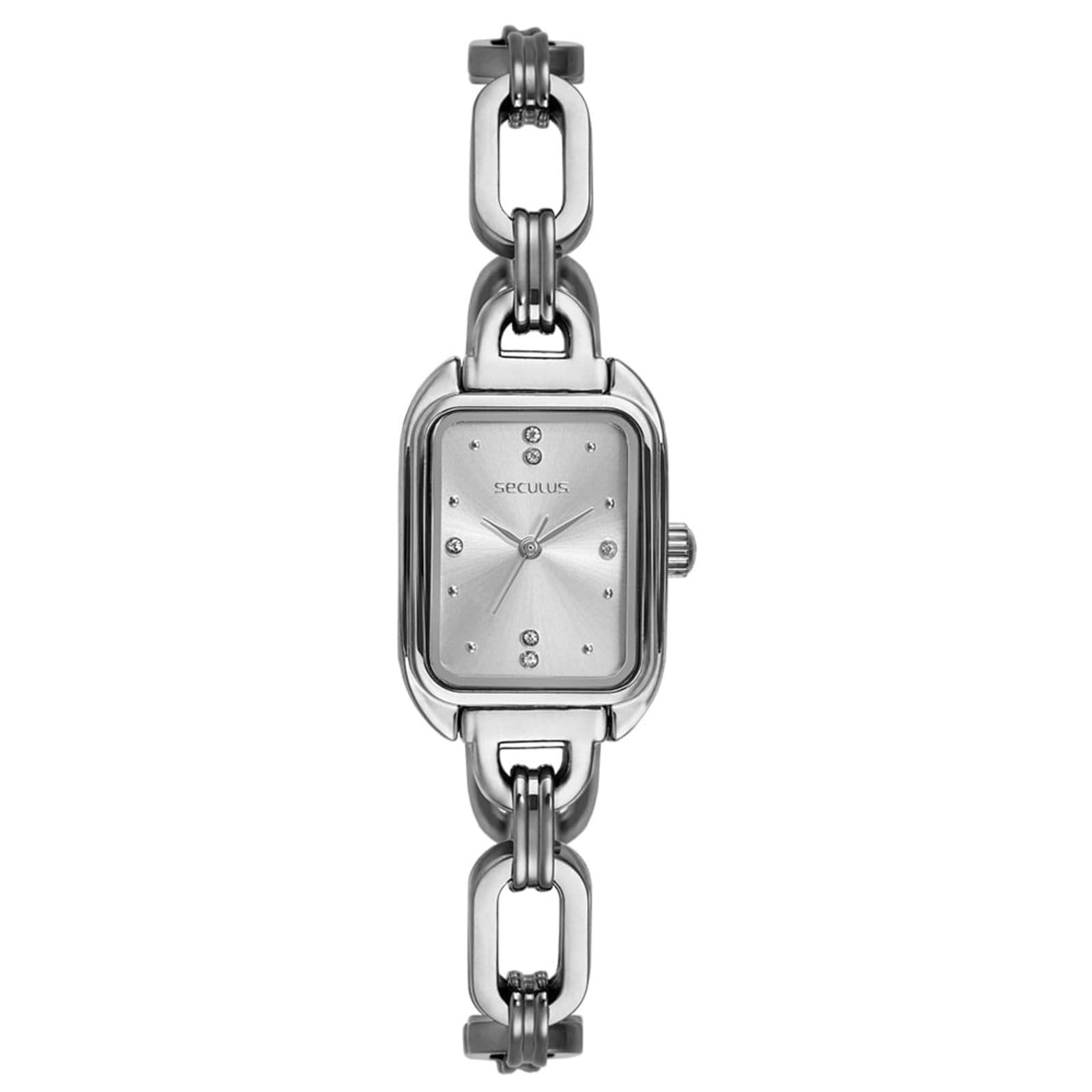 Relógio Feminino Seculus Pulseira Corrente