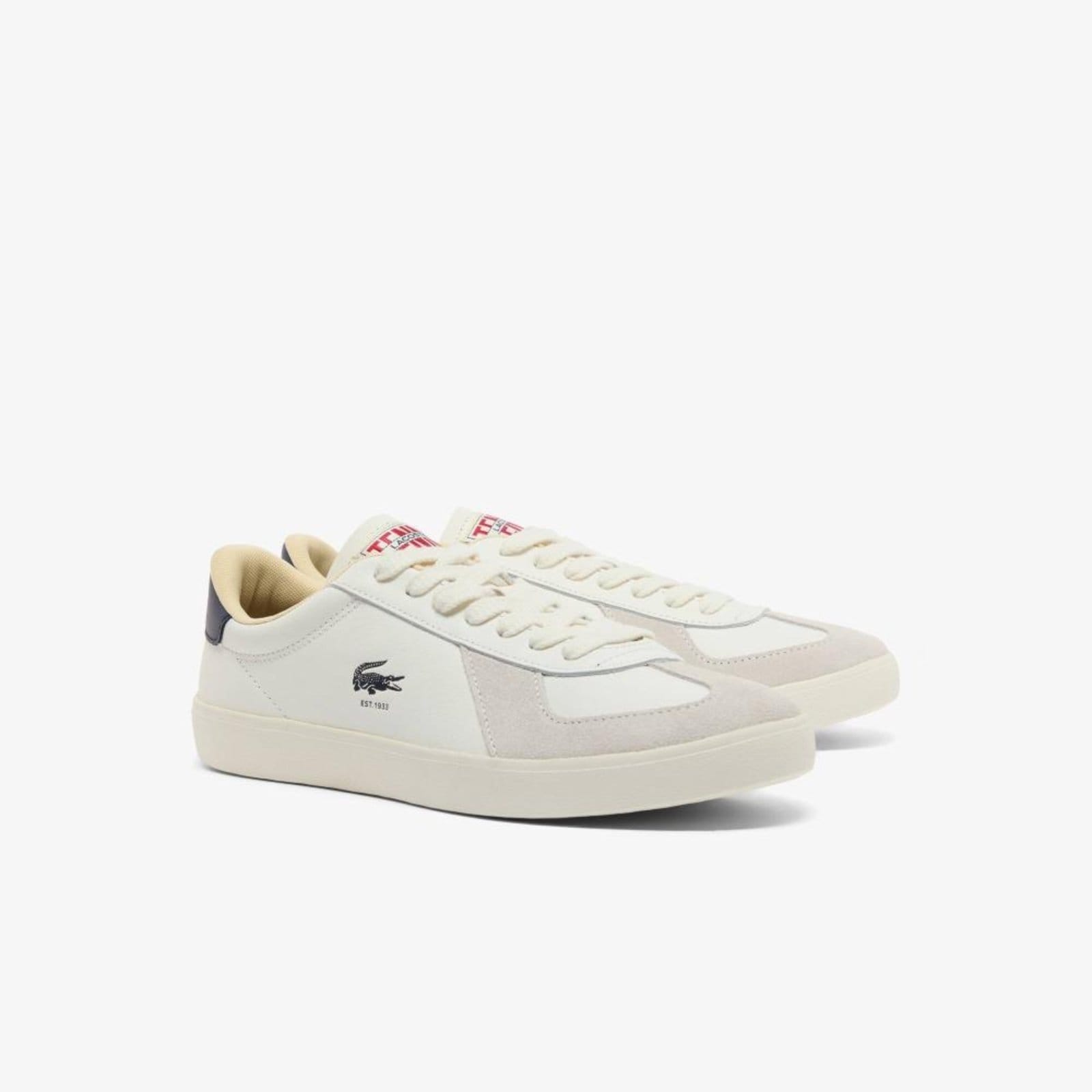 Vista 2 Tênis Masculino Baseshot Pro Lacoste branco