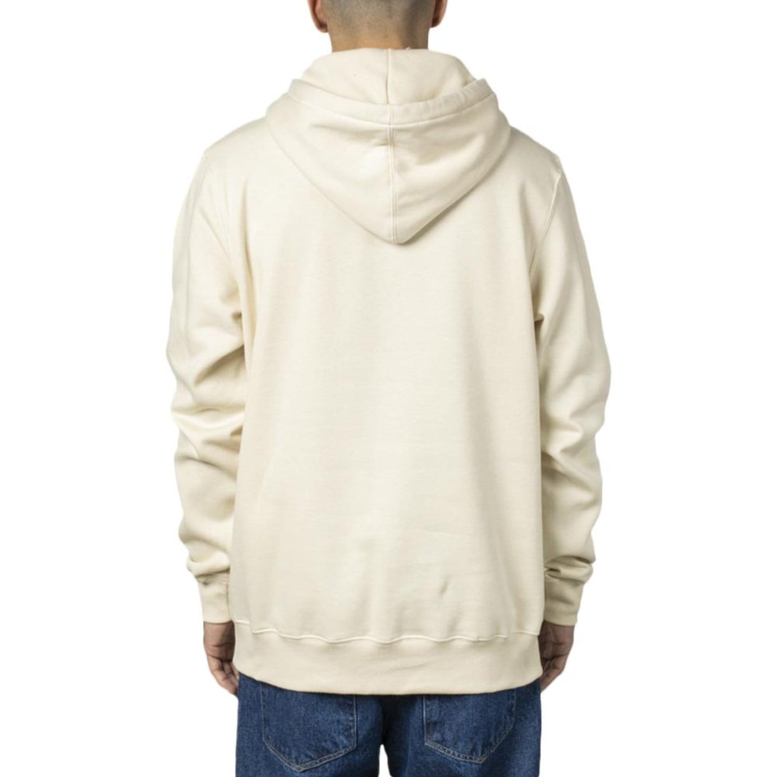 Vista 2 Moletom RVCA Canguru Flower Friend WT23 Masculino Areia RVCA bege