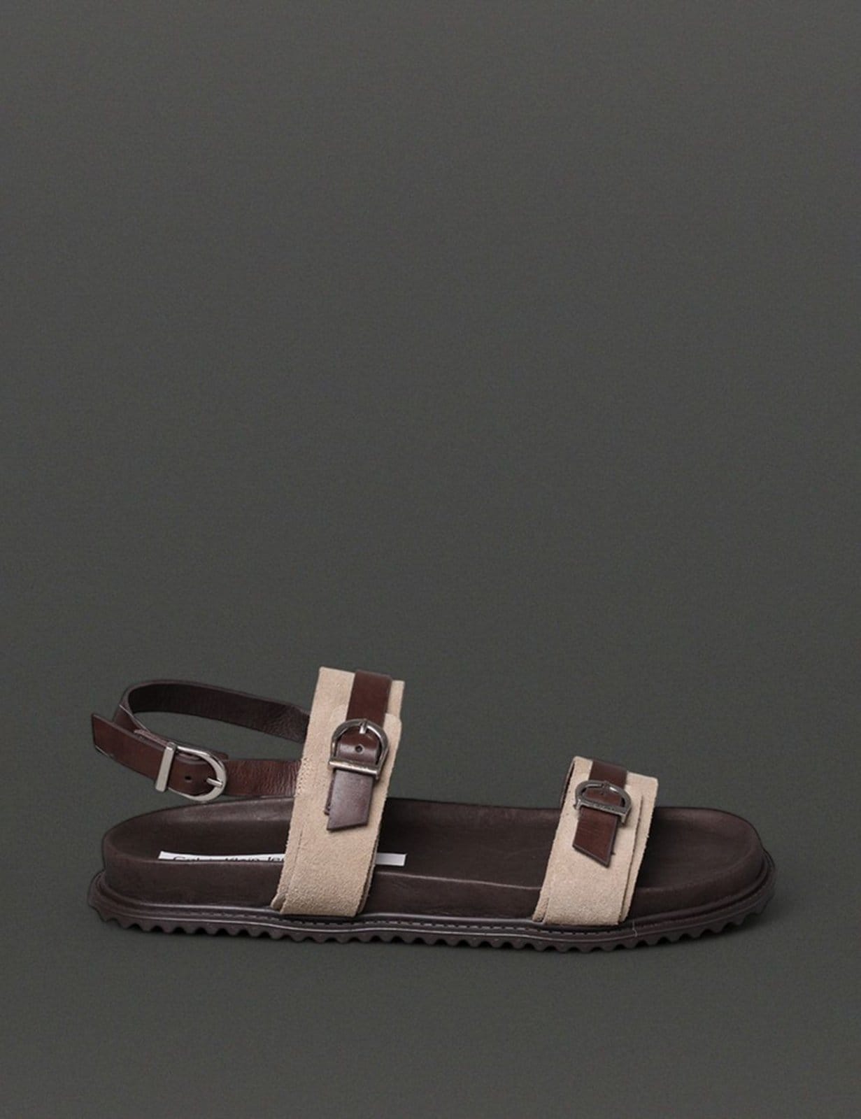 Sandália Feminina Fivelas Calvin Klein Jeans - Cafe