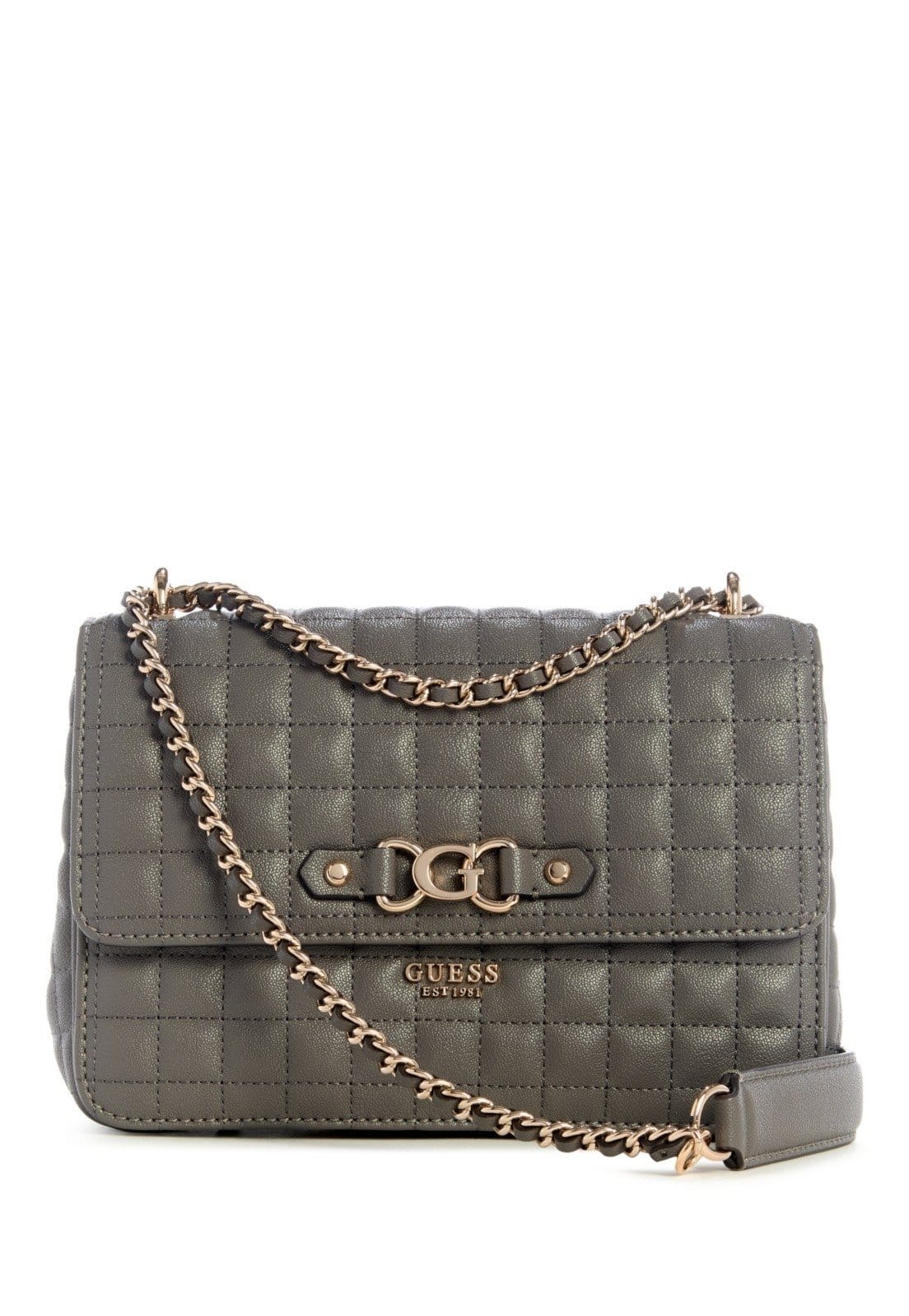 Bolsa Guess Nadira Convertible Xbody Flap Cinzentado