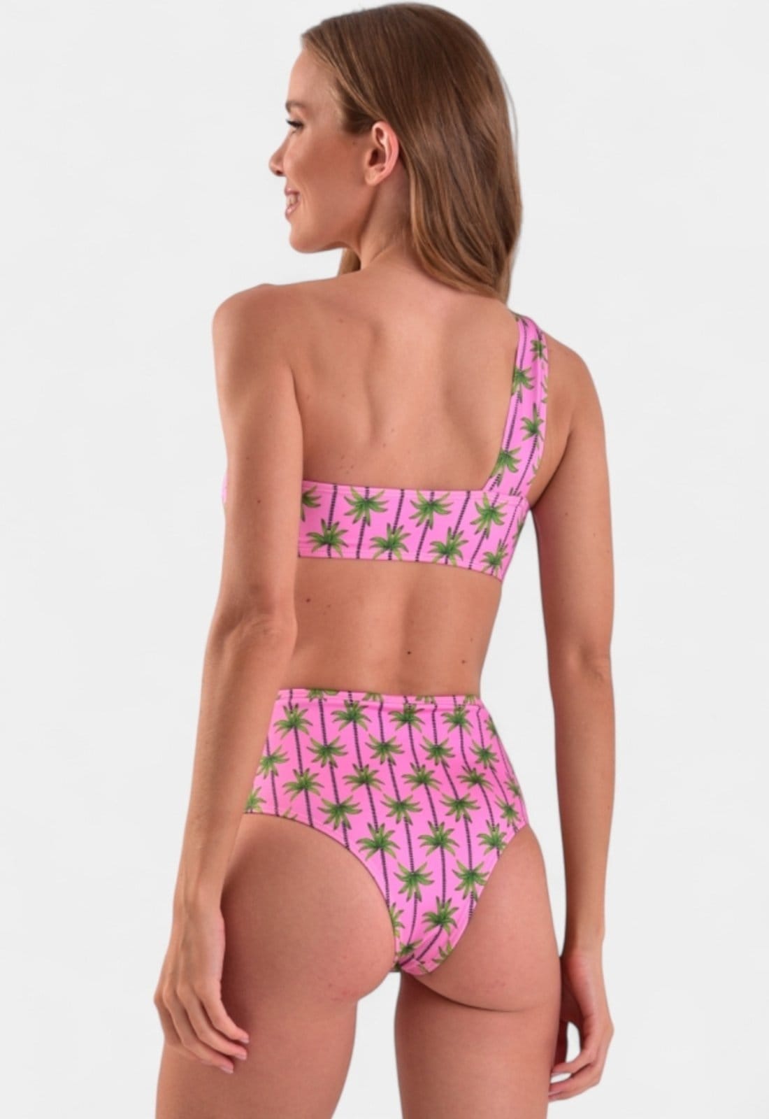 Vista 2 Biquíni Areia Branca Baly Hot Pant Coqueiro Areia Branca rosa
