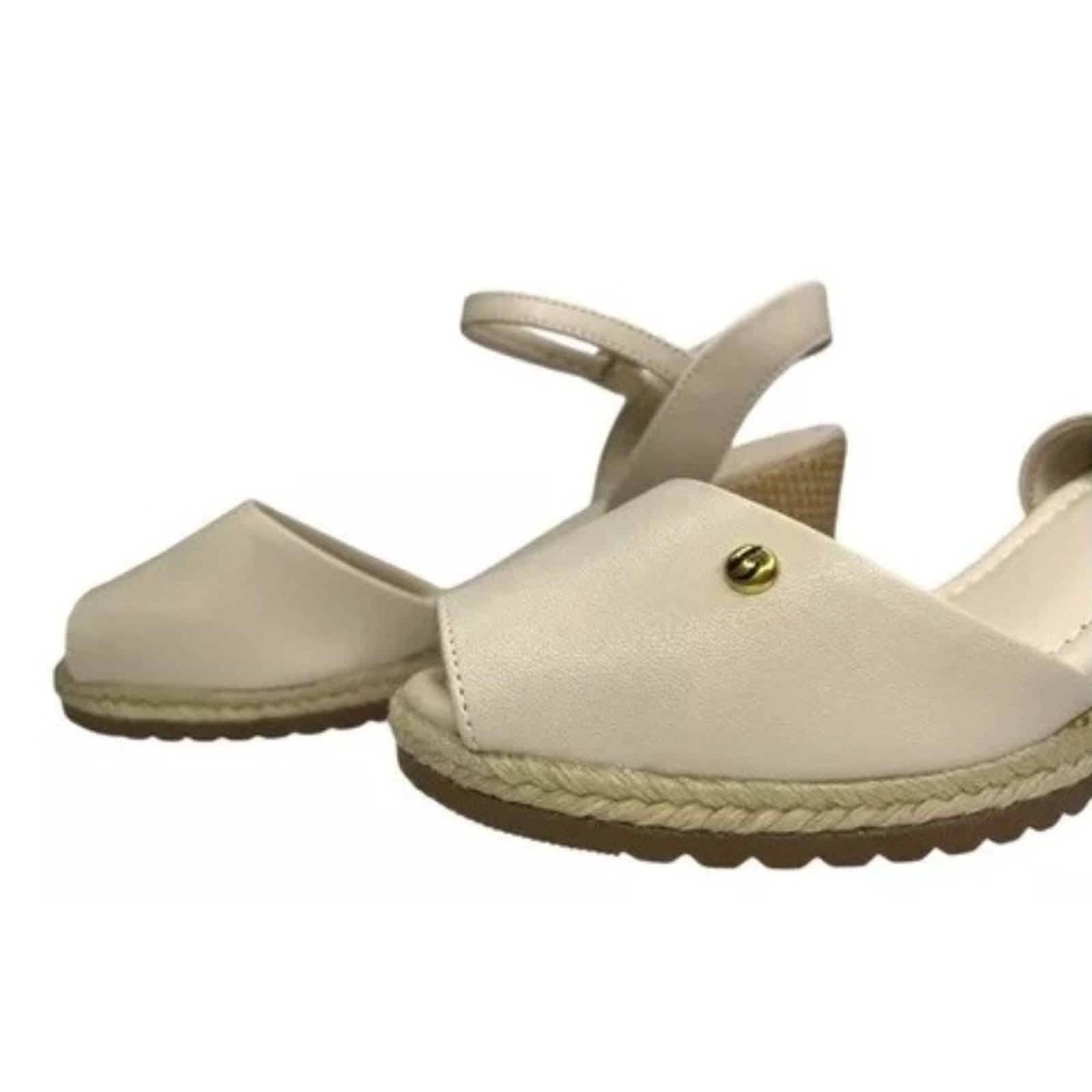 Vista 2 Sandália Espadrilhe cê Anabela T5828-161 cê BEBECÊ nude