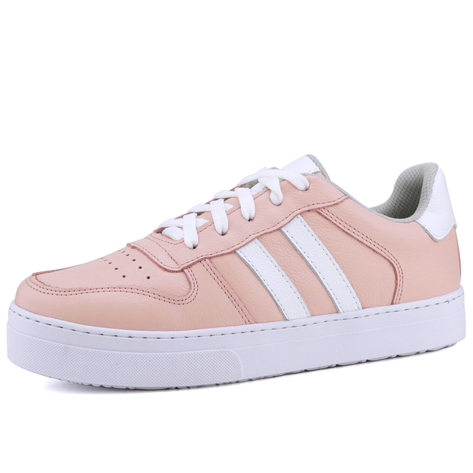 Tênis Casual em Couro Mr. Gutt Couro Nude com