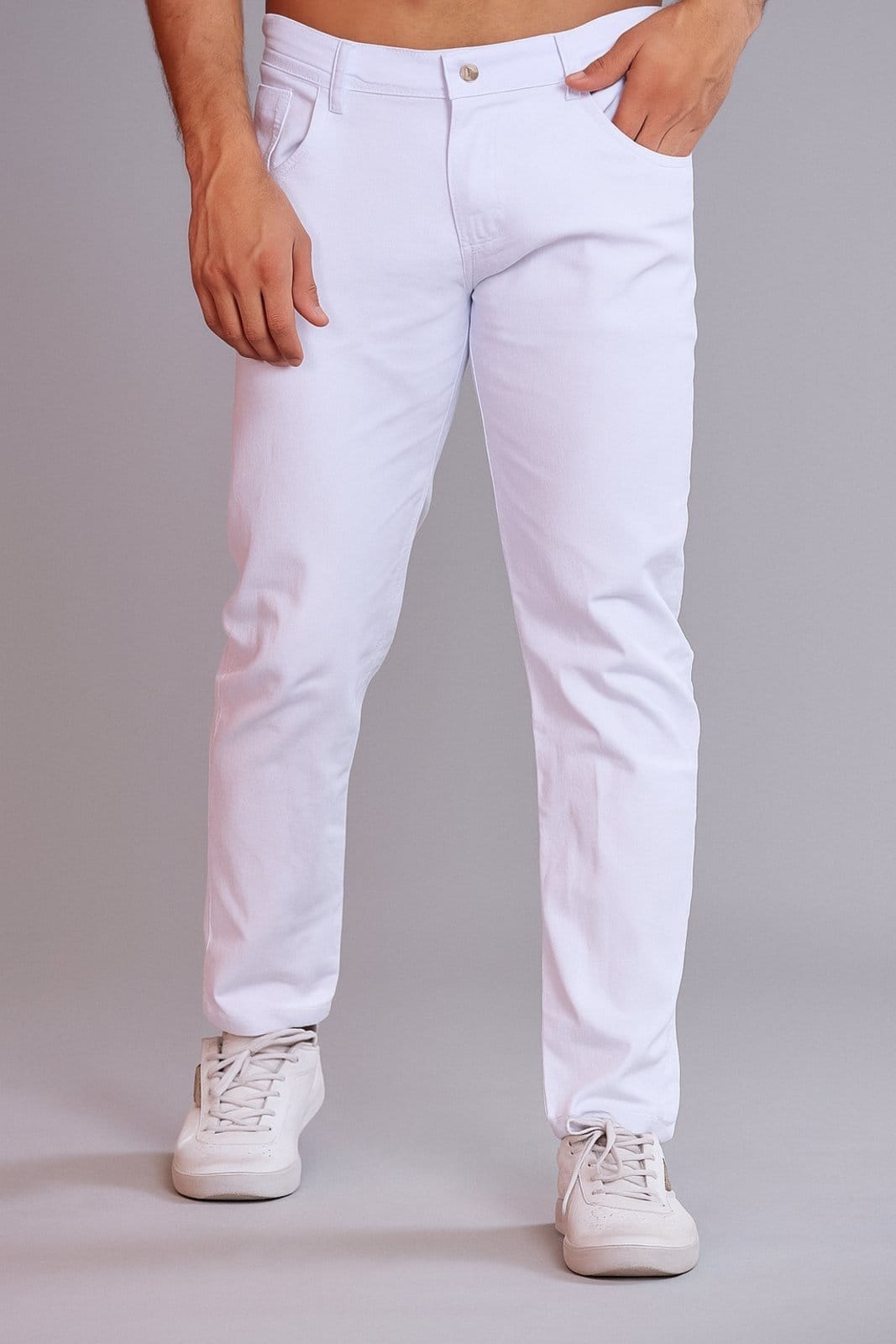 Calça Masculina Jeans D Bell Outlet Fashion Reta Tradicional Branca
