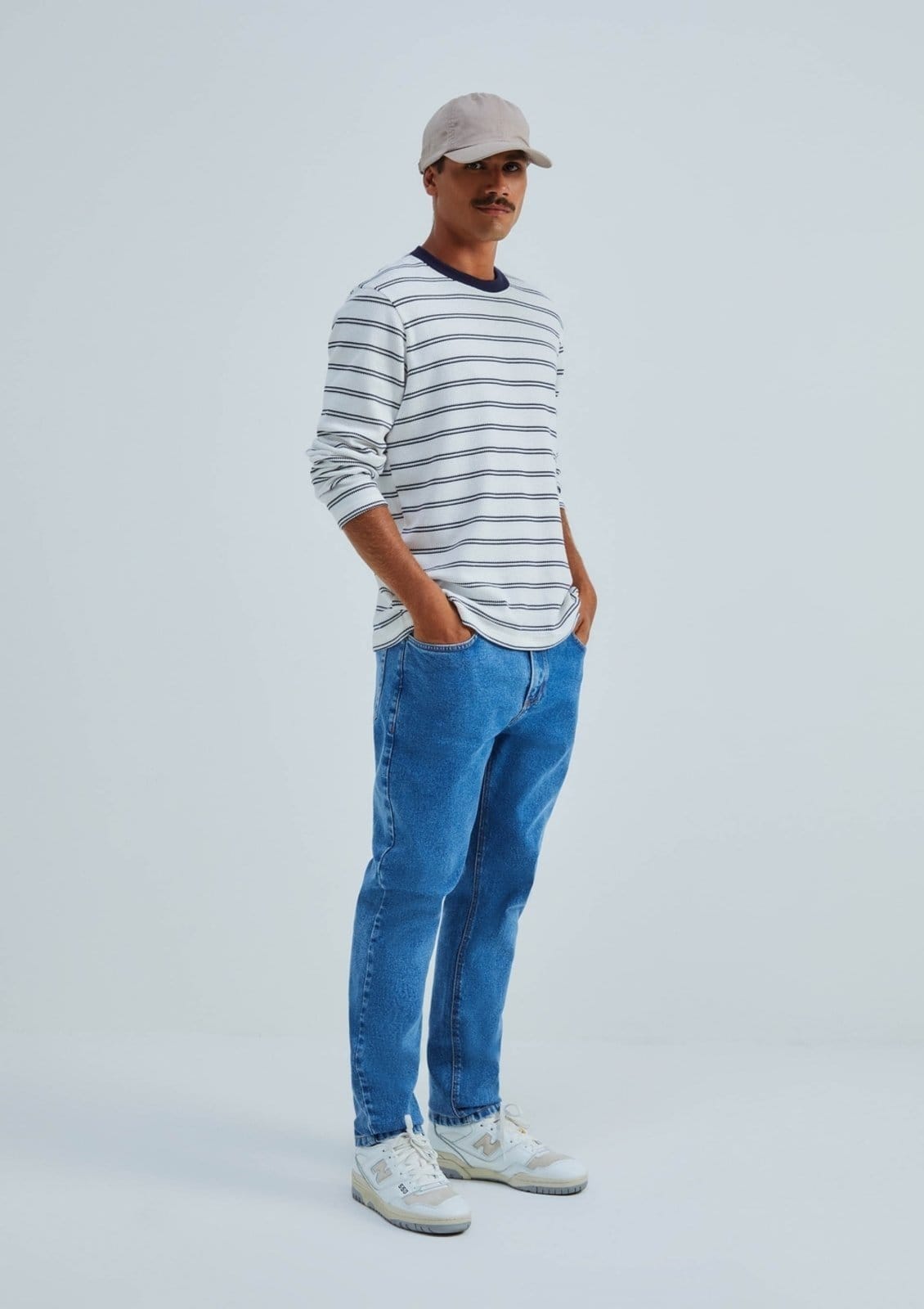 Calça Jeans Masculina Slim Com Elastano