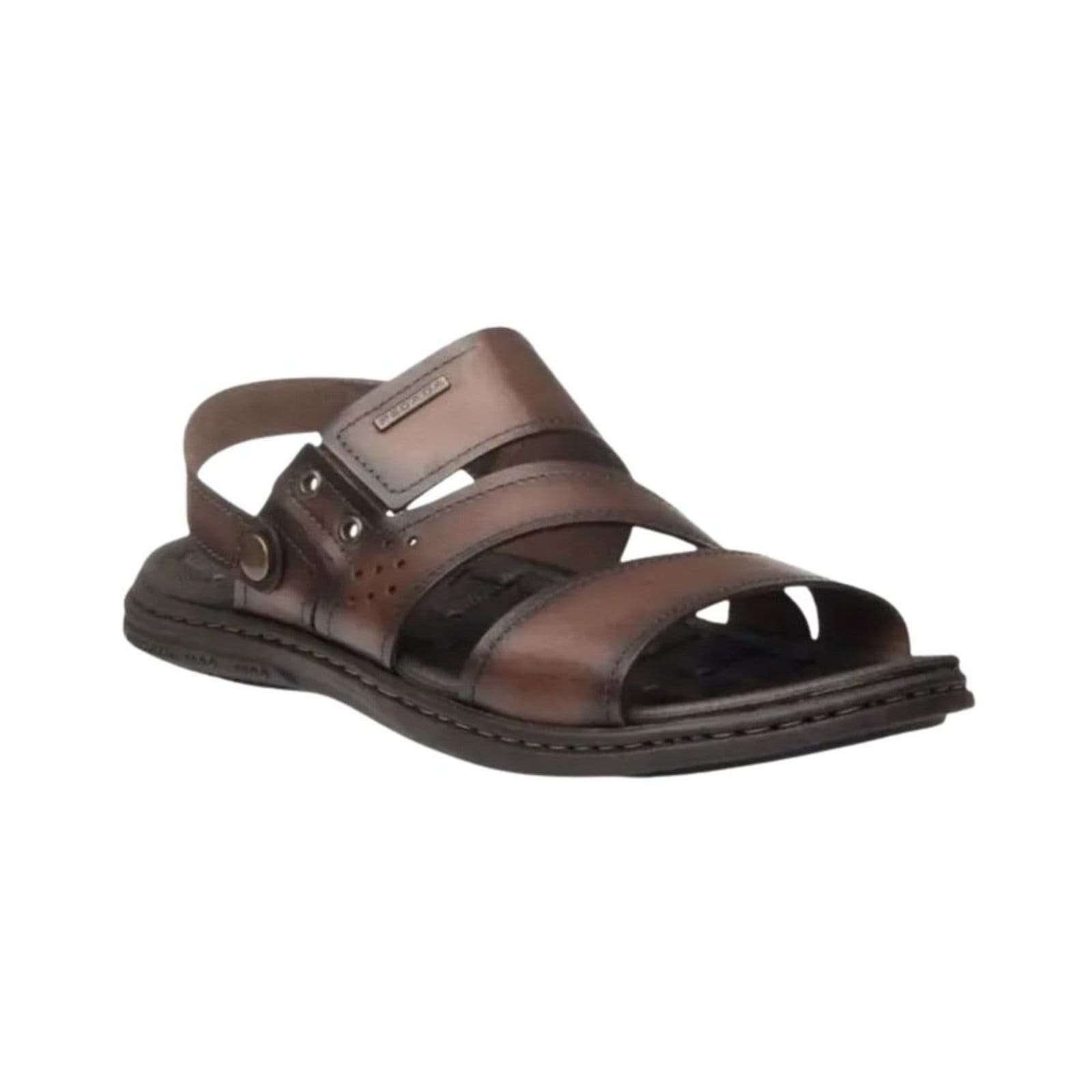 Vista 2 Sandália Masculina Pegada Marrom Pinhão PEGADA bege