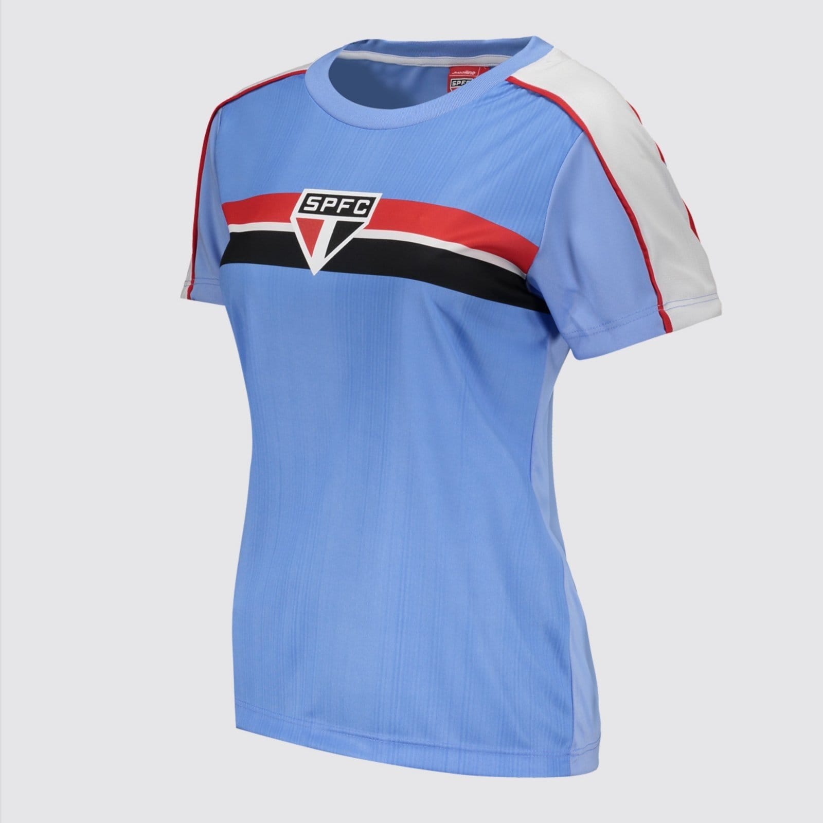 Vista 2 Camisa São Paulo Desejo Feminina braziline azul
