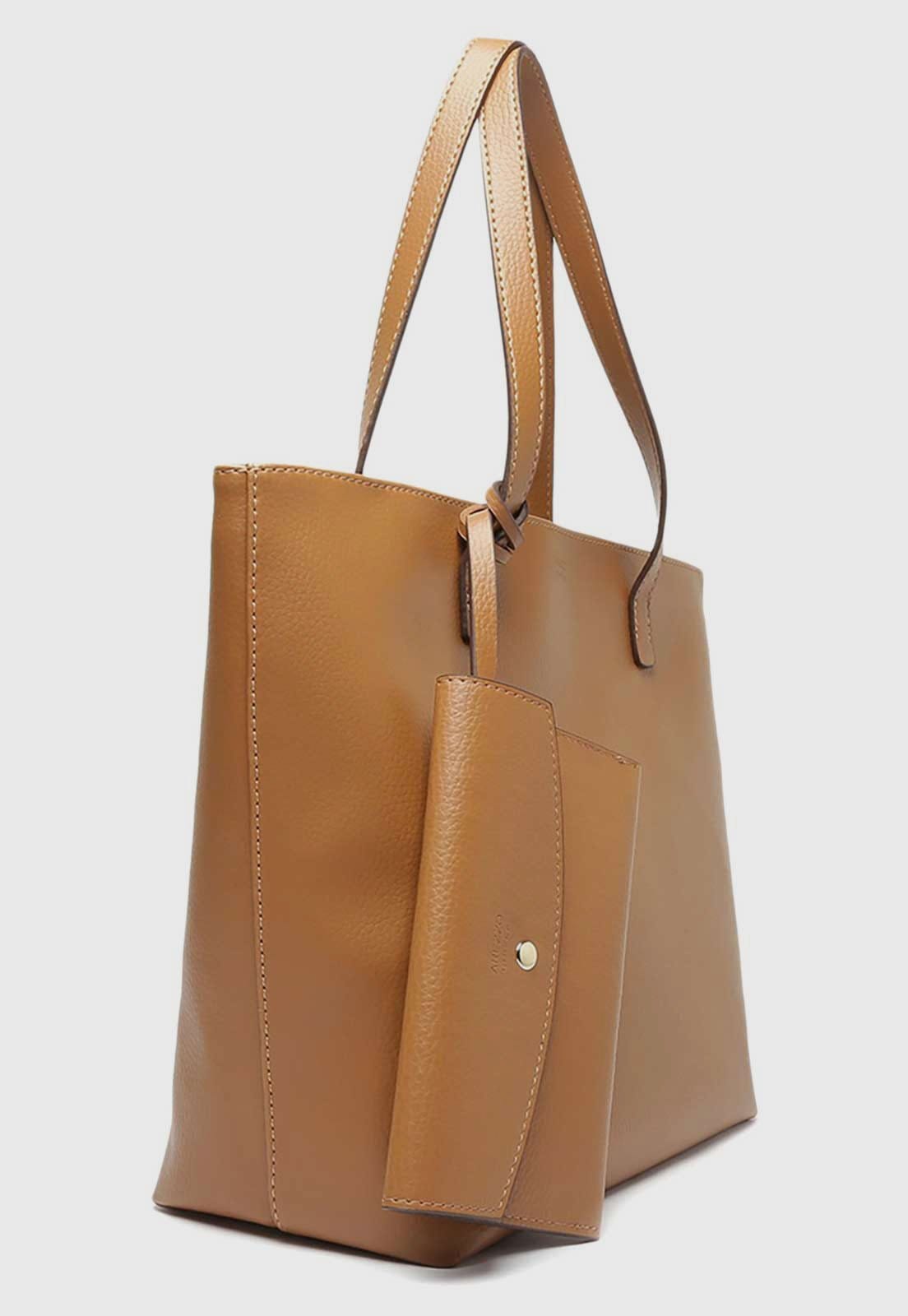 Vista 2 Bolsa Tiracolo Arezzo Shopping Arezzo caramelo