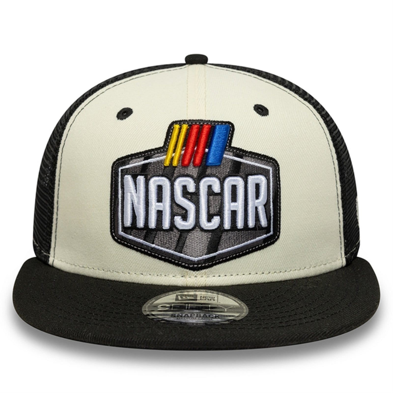 Vista 2 Boné New Era 9fifty Trucker Sn Nascar Classics Preto new era branco