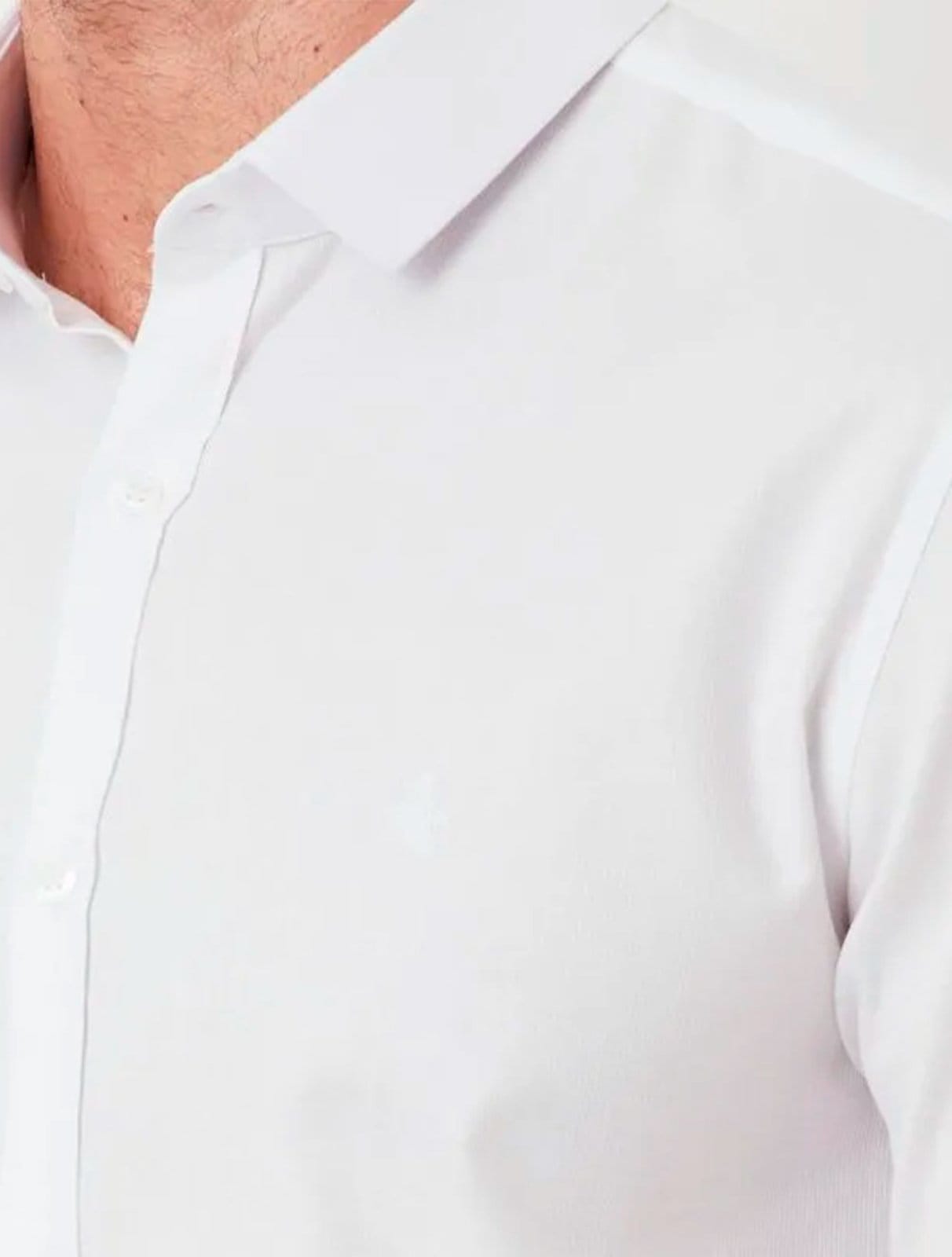 Vista 2 Camisa Original Penguin Social ML Regular BPWF0047 Branca Penguin branco