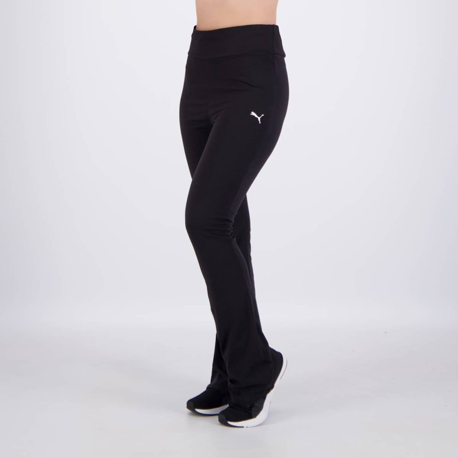 Calça Legging Flare Puma ESS High Feminina Preta