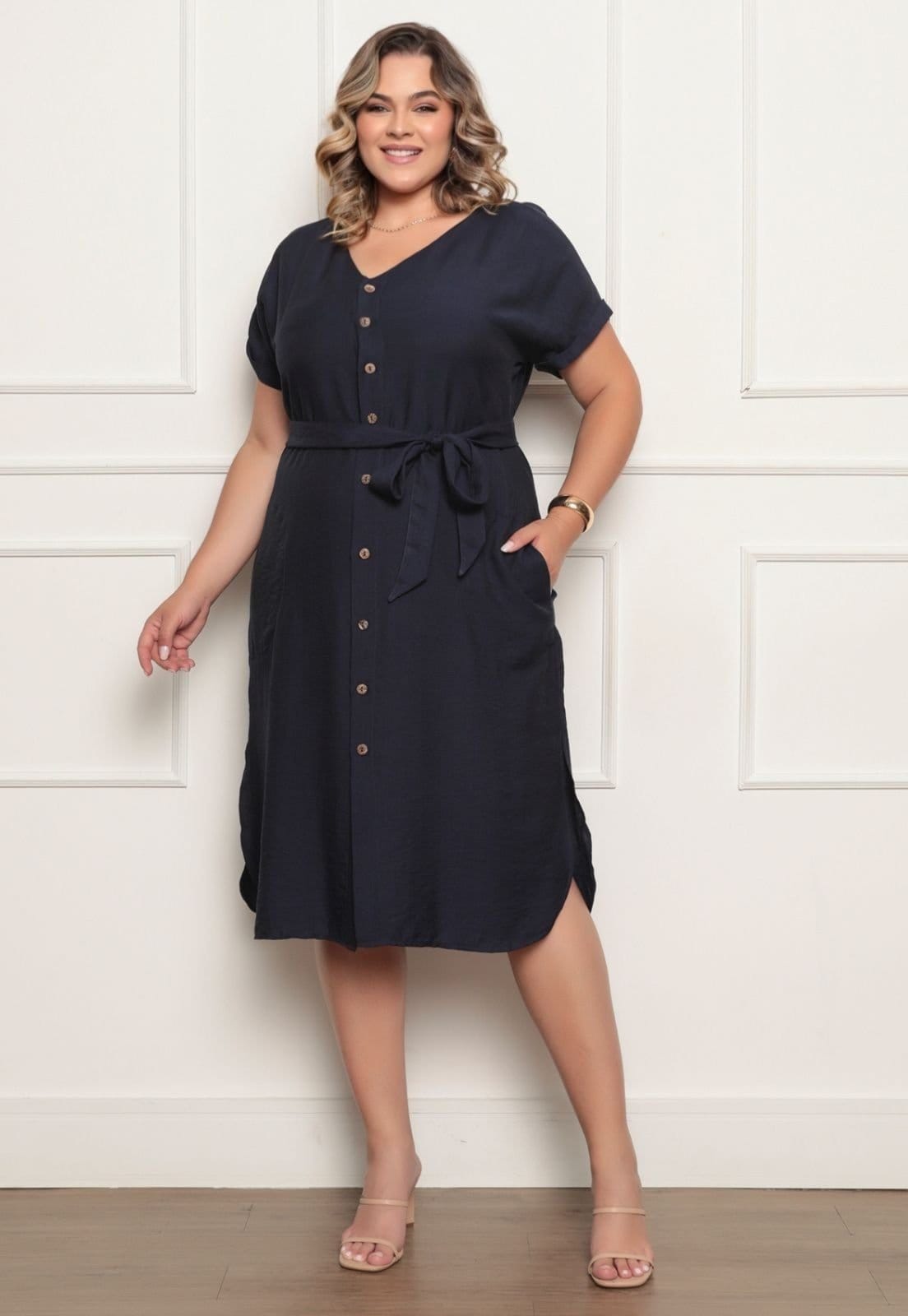 Vestido Dora Plus Size Chemisie Linha Premium