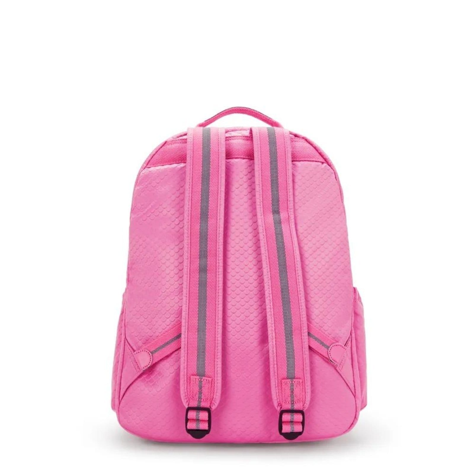 Vista 2 Mochila Kipling Seoul Lap Pink Mermaid Em Kipling rosa pink
