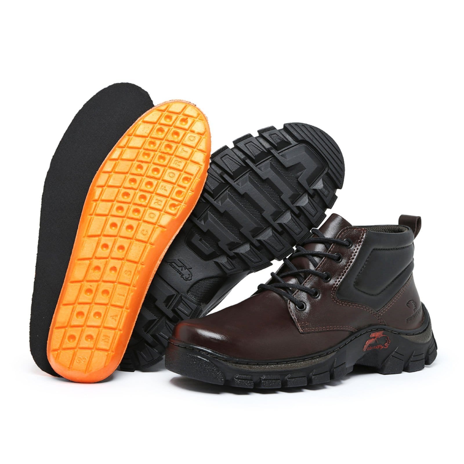 Bota Masculina Confort Premium em Couro