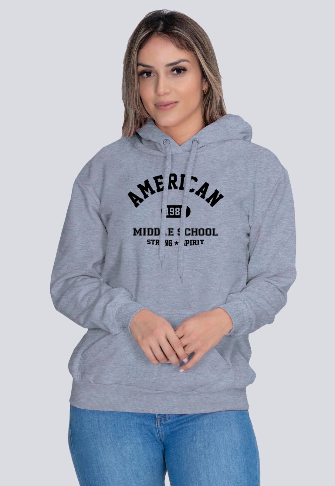 Moletom Feminino Flanelado Blusa de Frio American 1988