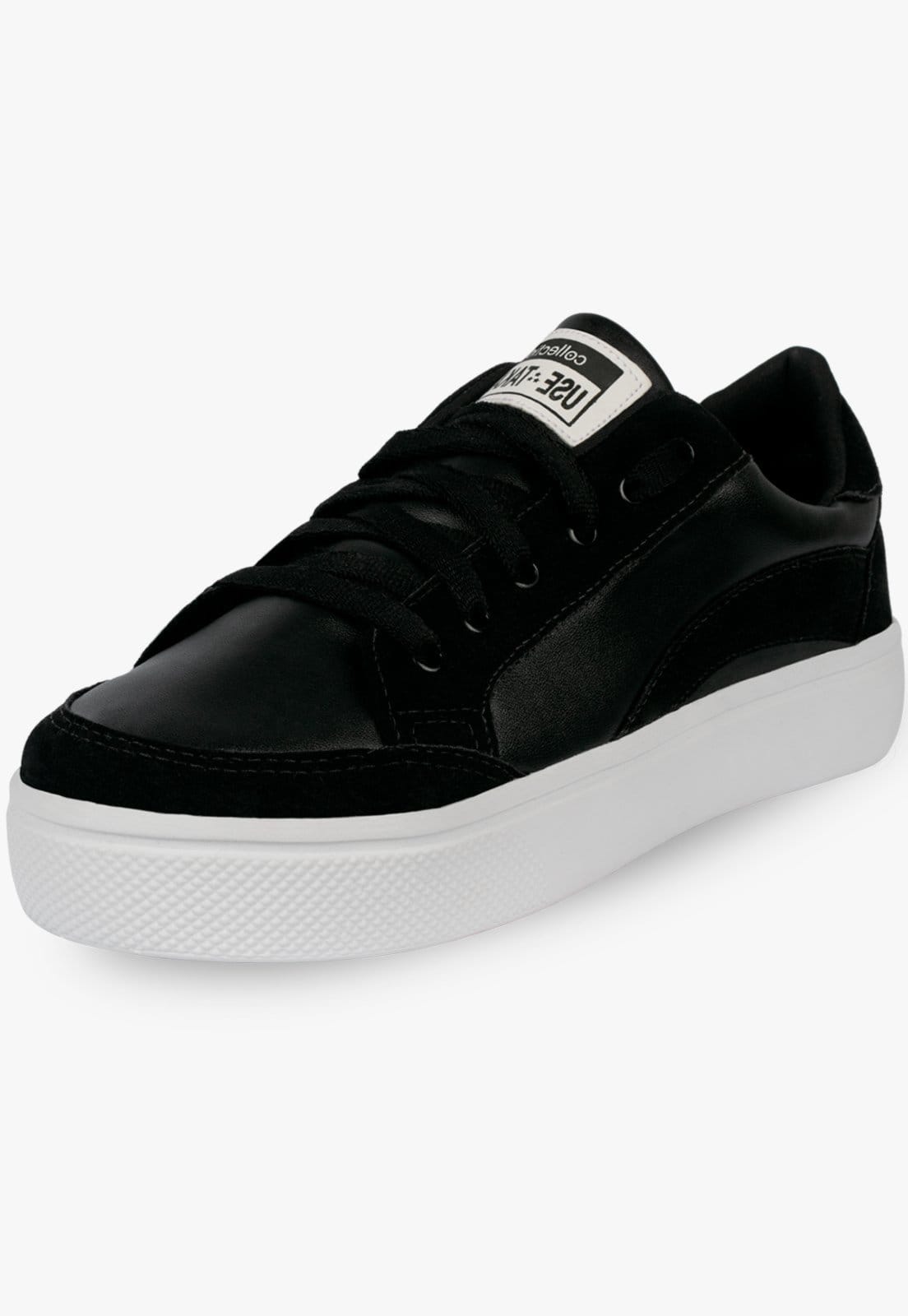 Tênis Feminino Casual Plataforma Com Cadarço Leve Macio Confortável