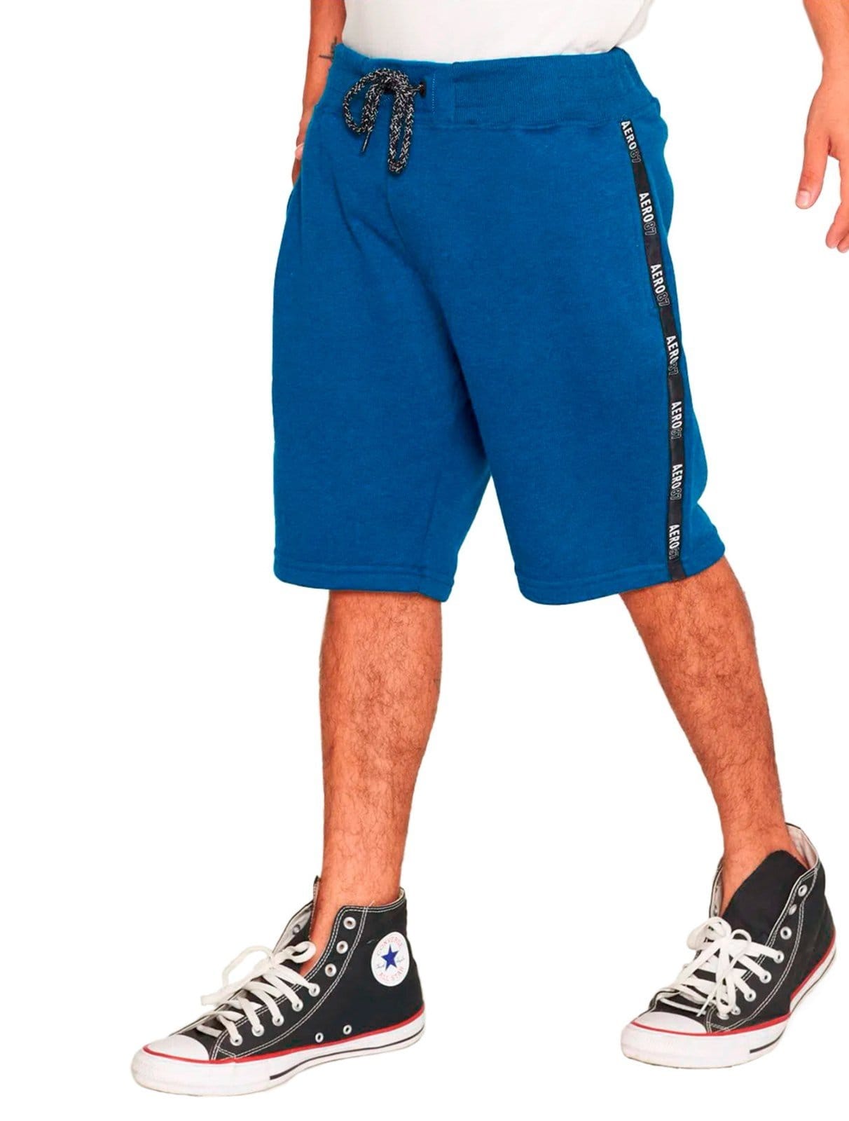 Bermuda Aeropostale Masculina Moletom Sash Mescla