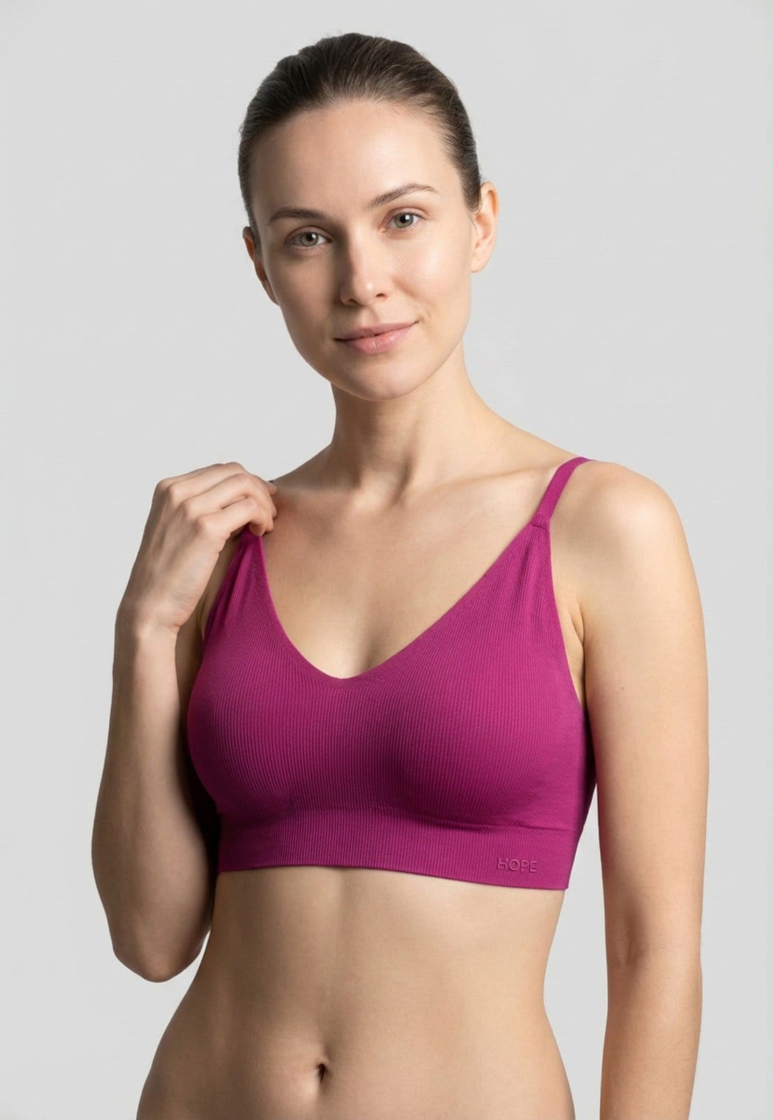 Sutiã Top Hope Bojo Removível Canelado