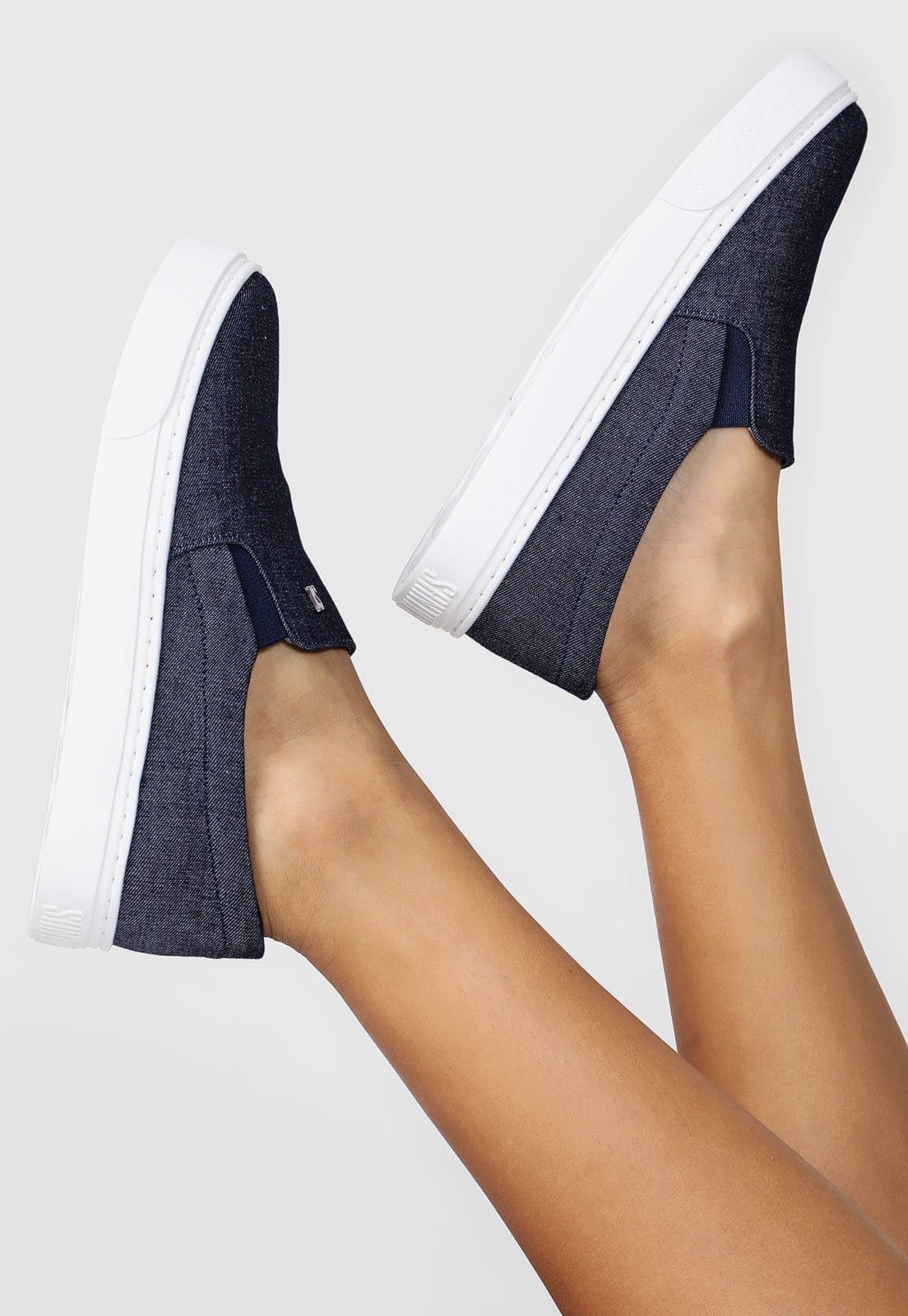 Tênis Slip On Santa Lolla Comfort Azul