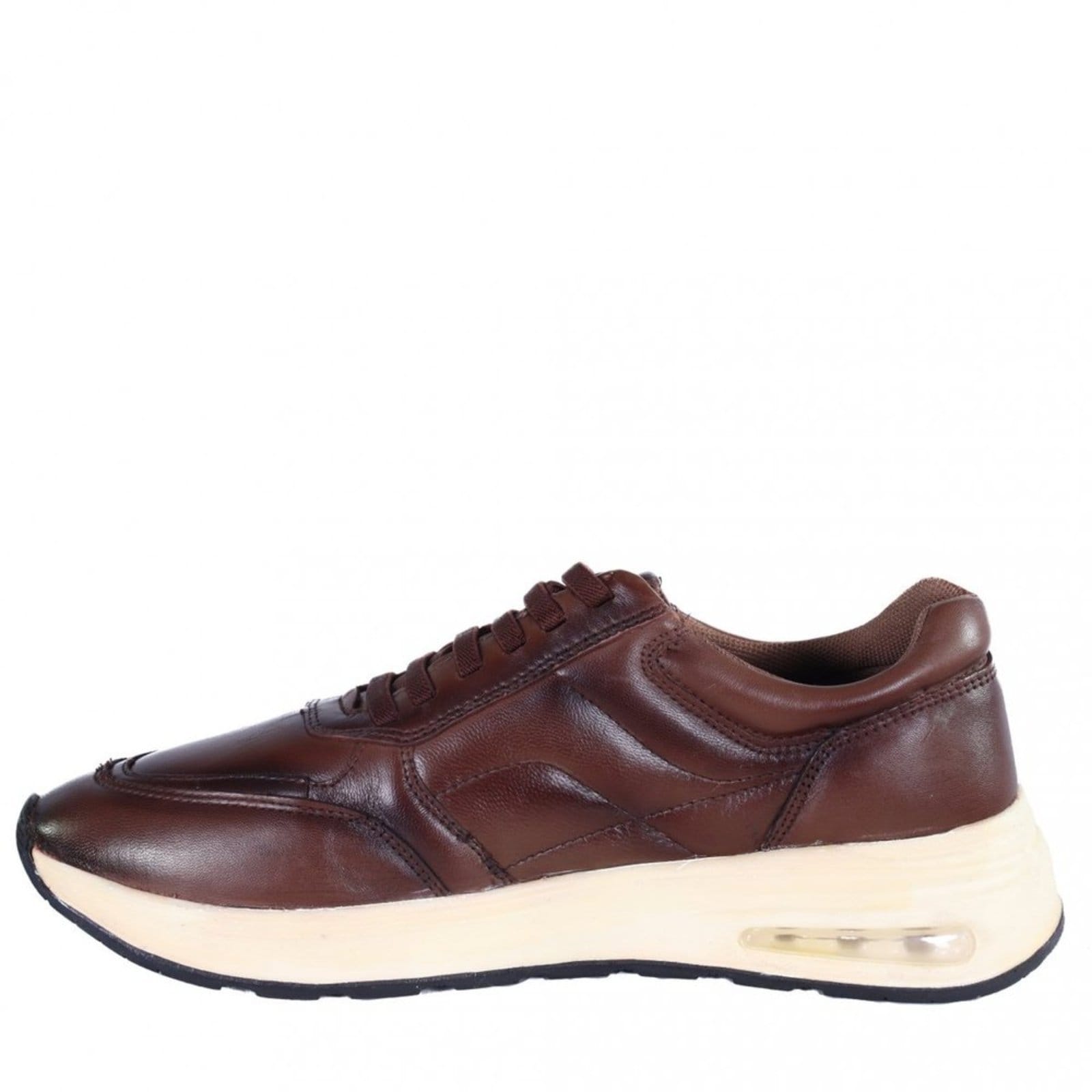 Vista 2 Sapatênis Masculino Zariff em Couro 62601 Zariff Zariff marrom