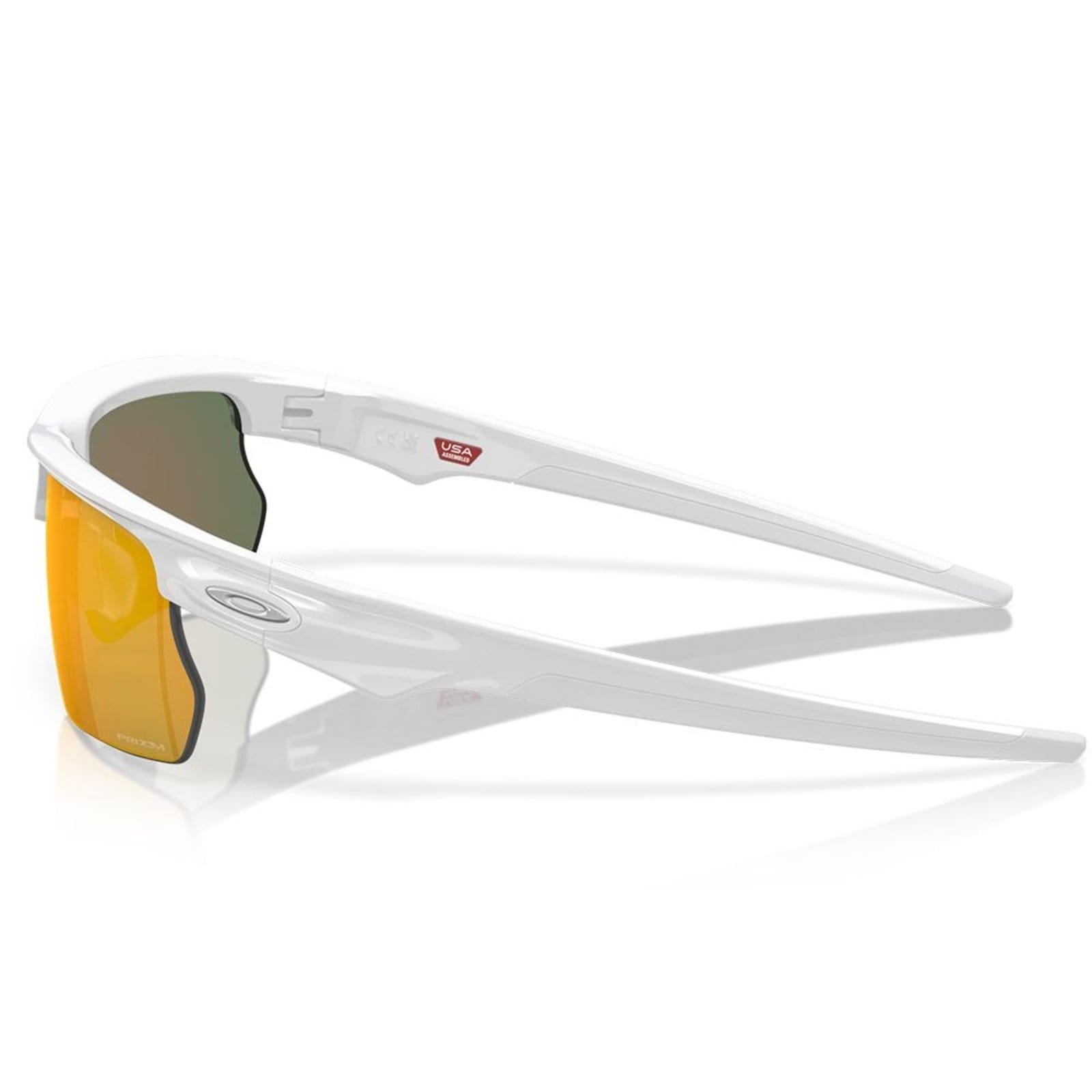 Vista 2 Óculos de Sol Oakley BiSphaera Polished White Prizm Ruby Oakley branco white