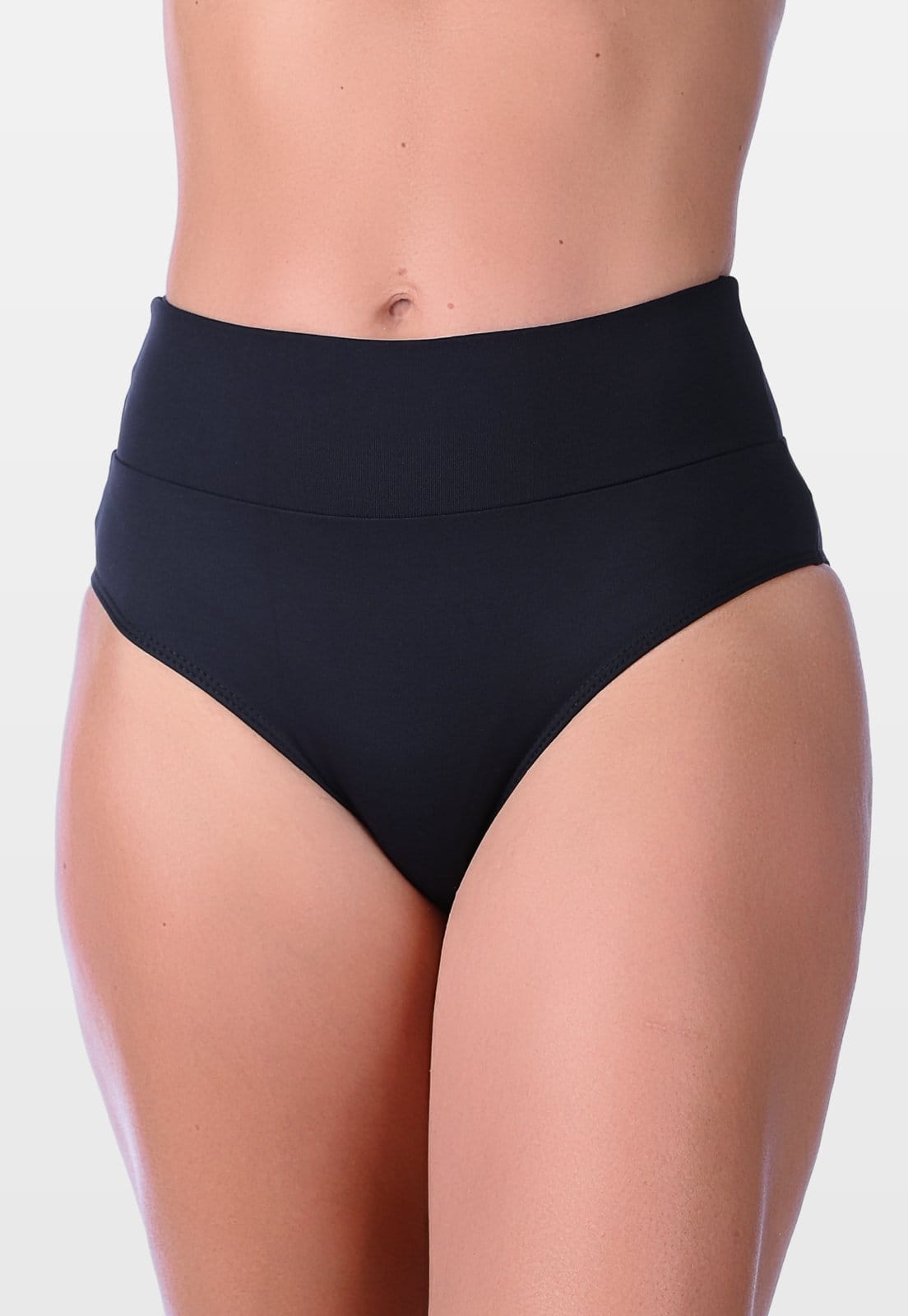 Calcinha Hot Pants Summer Soul Cós Duplo Preta