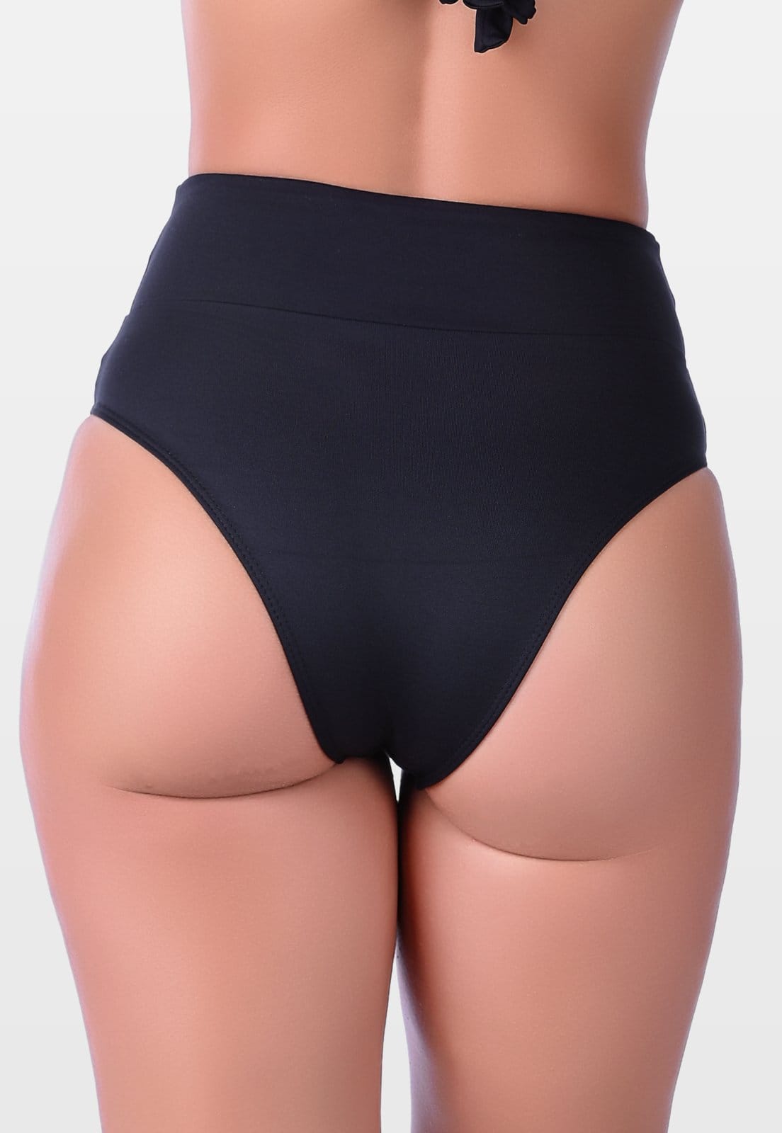 Vista 2 Calcinha Hot Pants Summer Soul Cós Duplo Preta Summer Soul preto