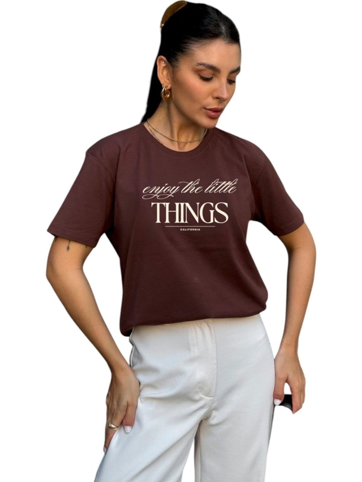 Camiseta Cianitas Etampa Enjoy The Little Things