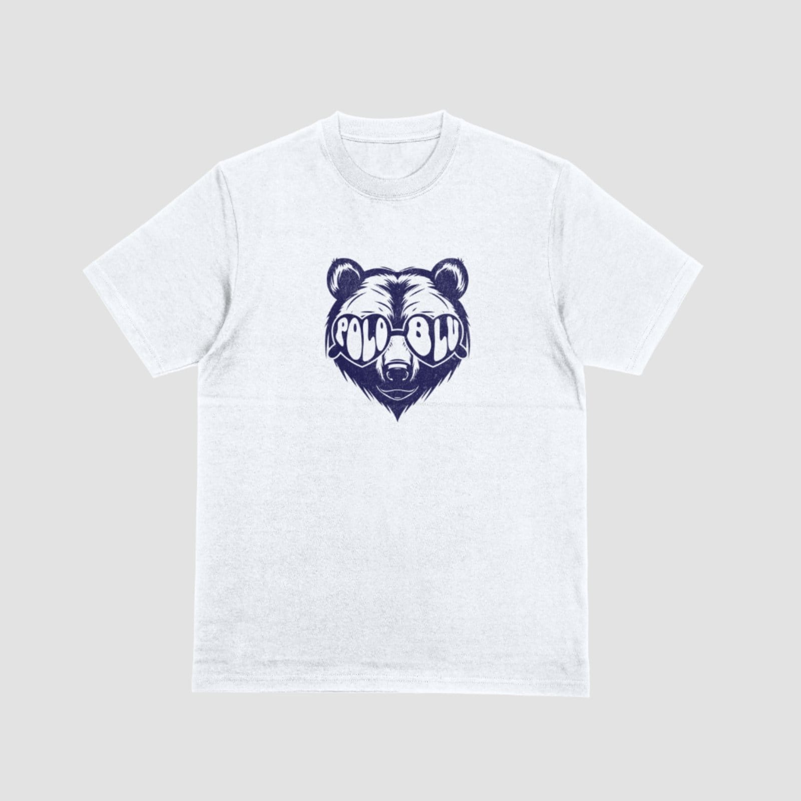 Vista 2 Camisa Camiseta Masculina Moderna Polo Blu Malha Algodão Branca do P ao G1 Polo Blu branco blu