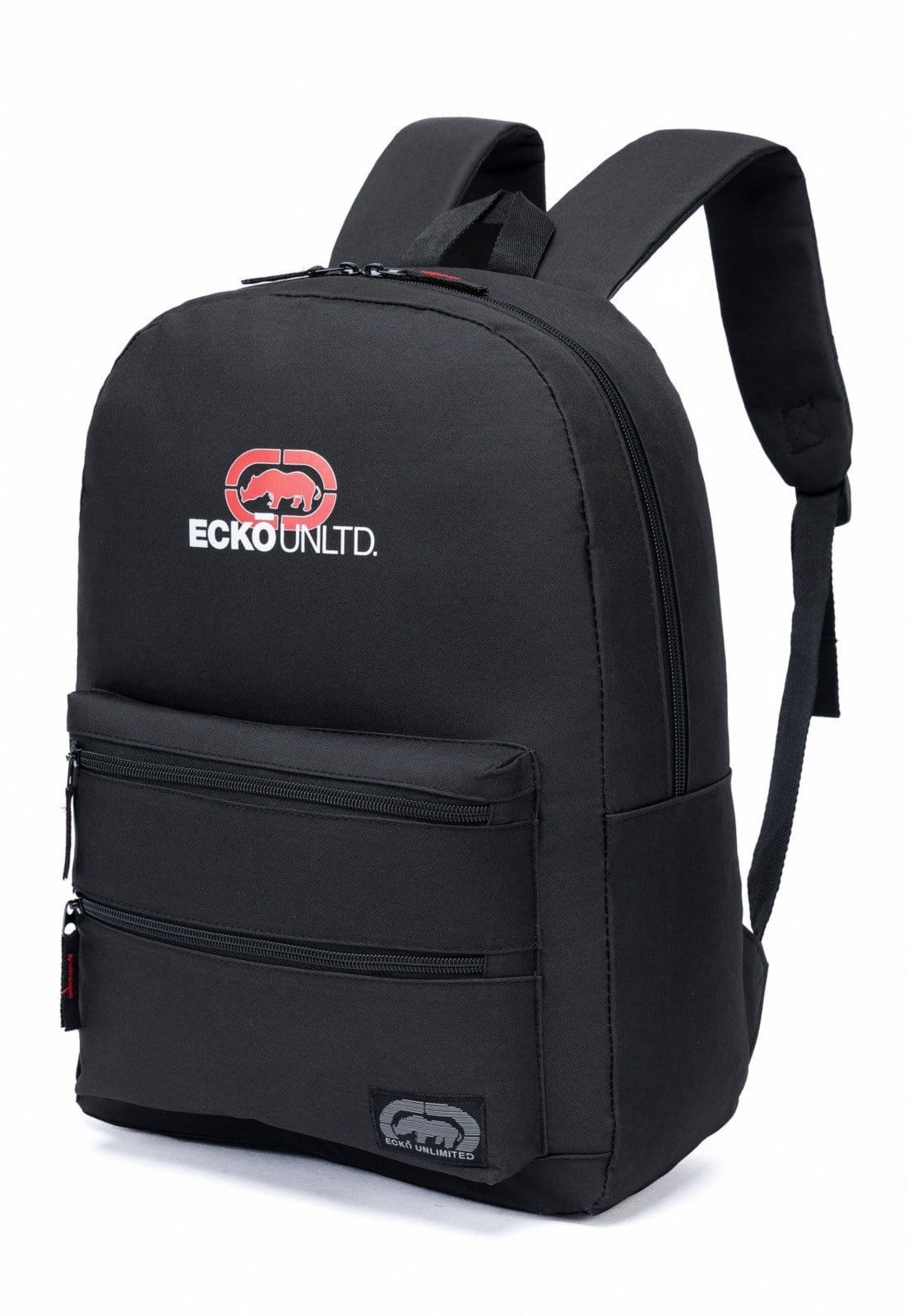 Vista 2 Mochila Ecko Espaçosa Casual Faculdade Resistente Notebook Ecko preto