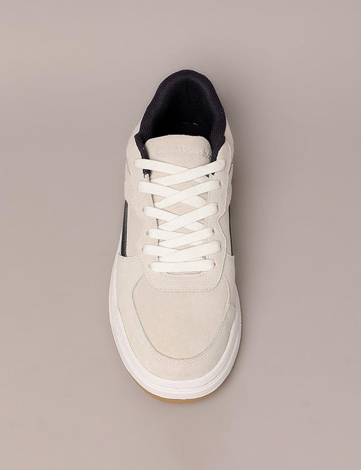 Vista 2 Tênis Masculino Court Camurça Layers Calvin Klein Jeans - Off White Calvin Klein Jeans off-white white