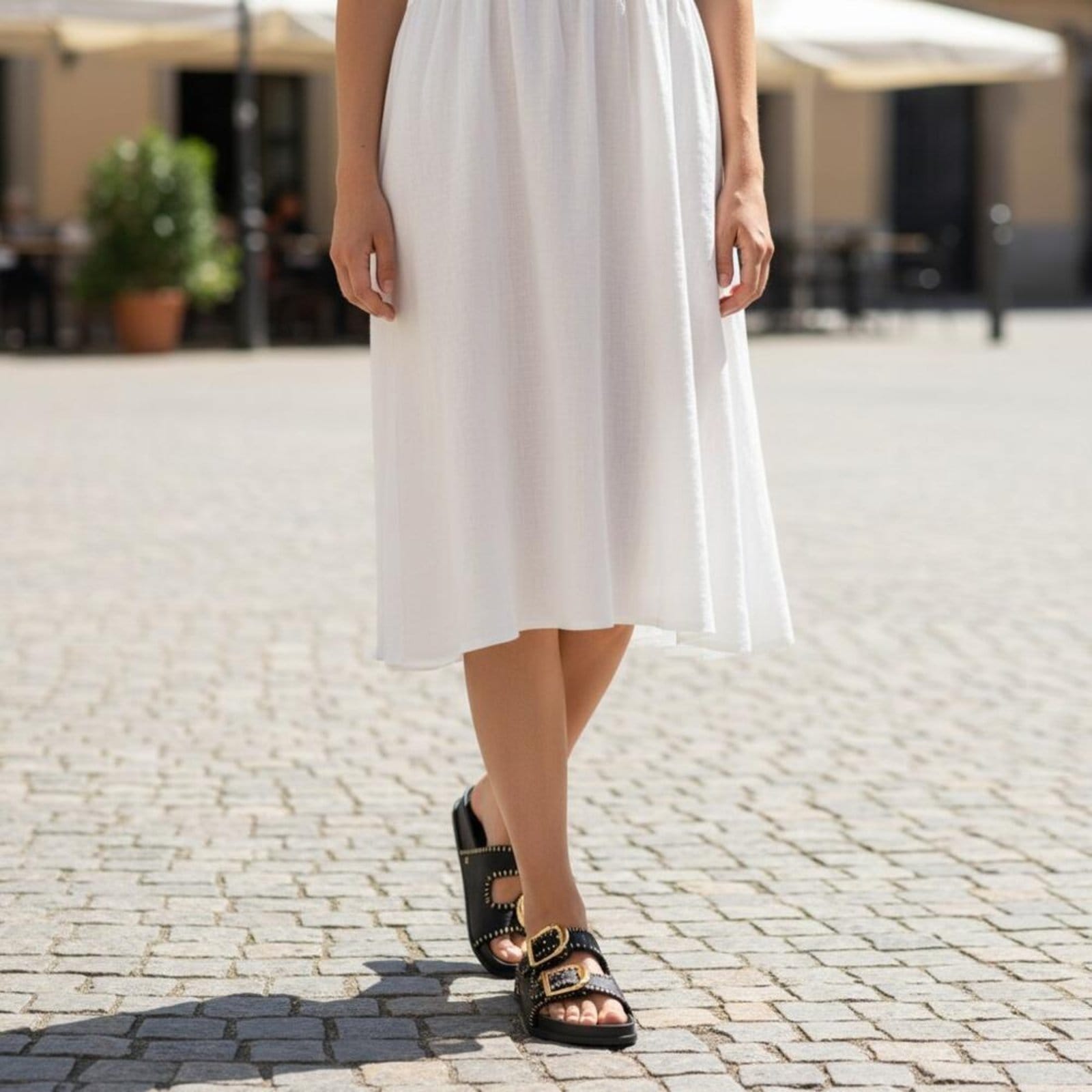 Vista 2 Sandália Feminina Conforto Fire Zaxy 19281 3299281 Zaxy preto