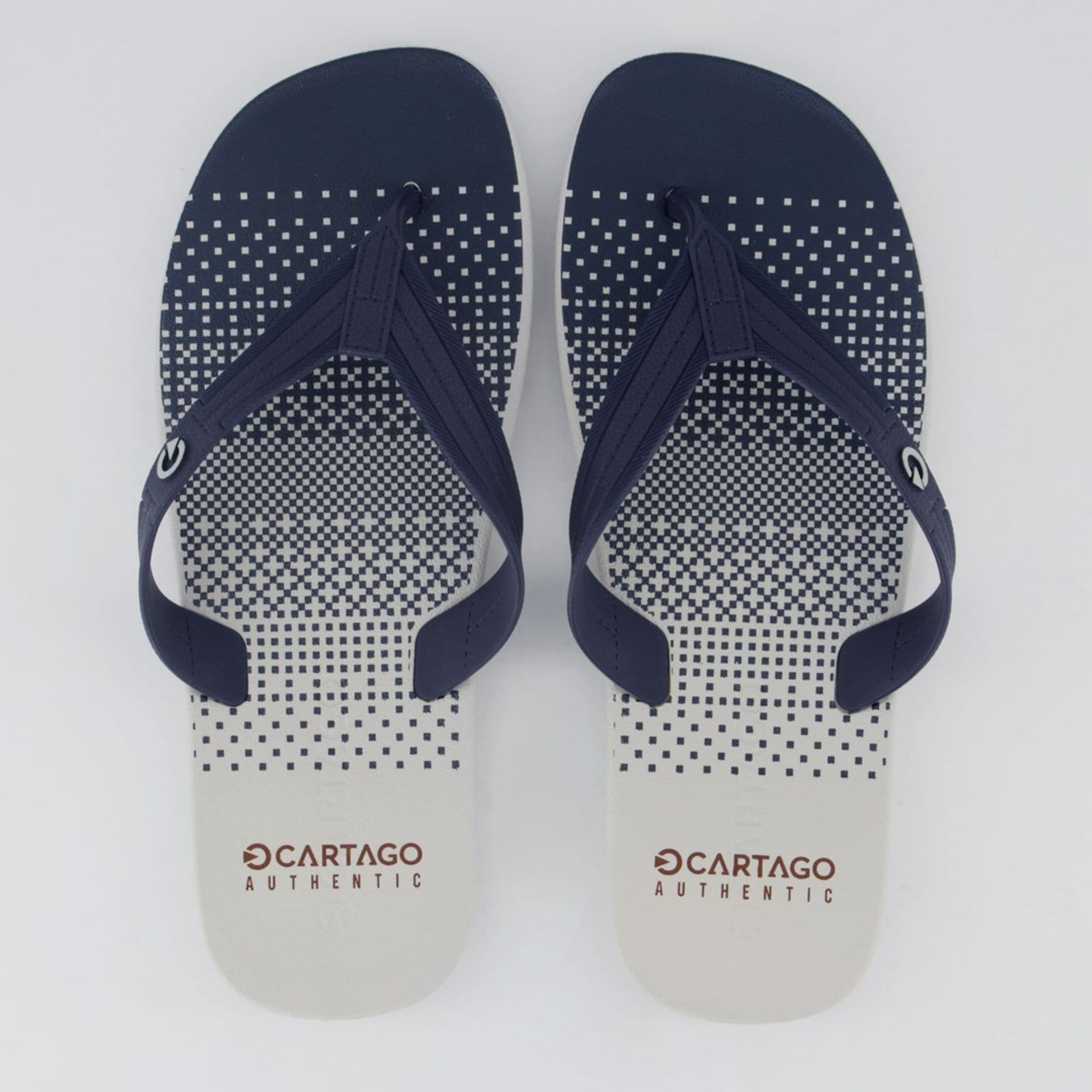 Chinelo Cartago Atlanta II Cinza e Azul