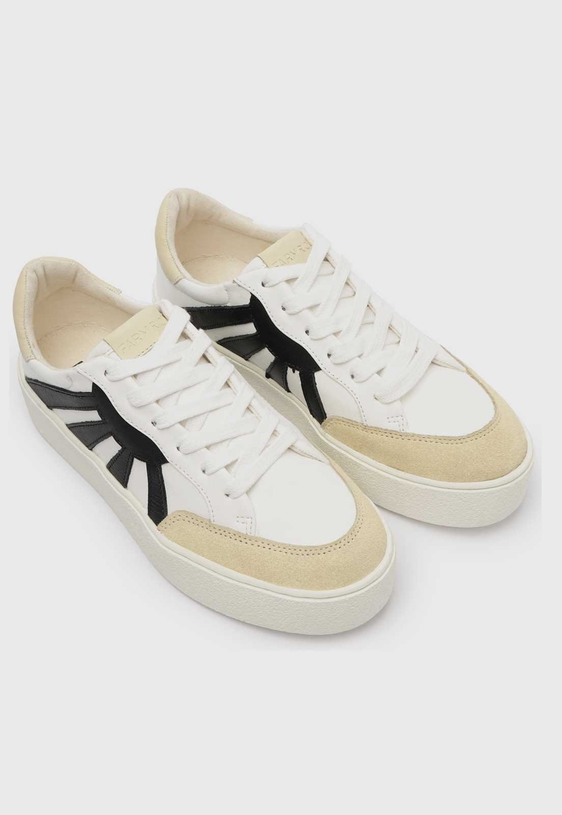 Tênis Feminino FARM Plataforma Off-White