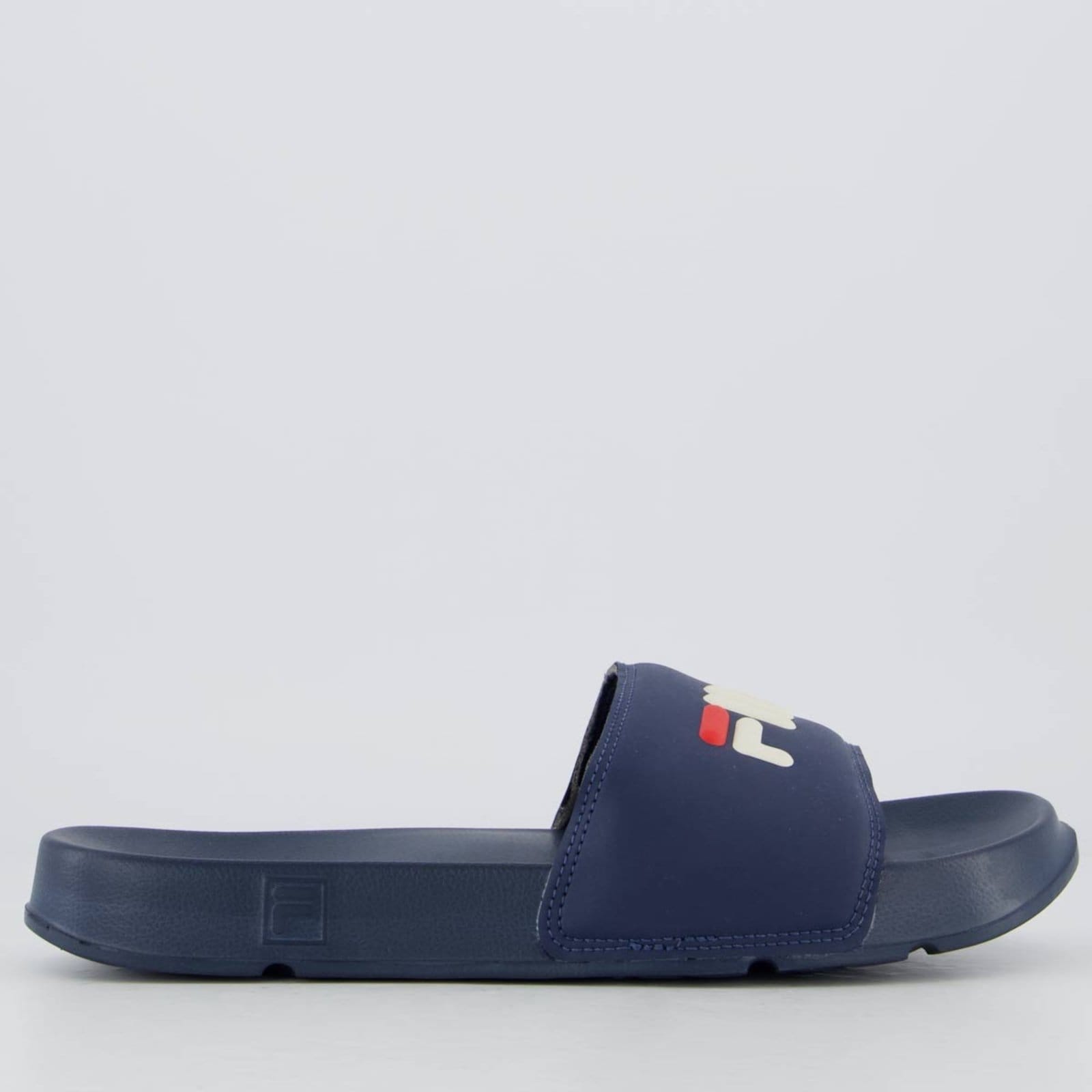 Vista 2 Chinelo Fila Drifter Basic e Branco Fila azul marinho