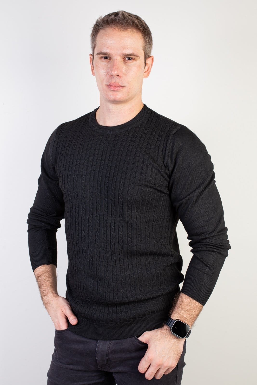 Blusa Enluaze de malha masculina gola redonda 90184