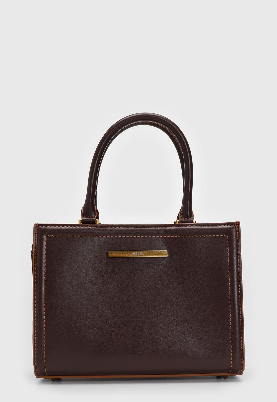 Vista principal Bolsa Tiracolo Santa Lolla Alça Dupla Bordô Santa Lolla vinho