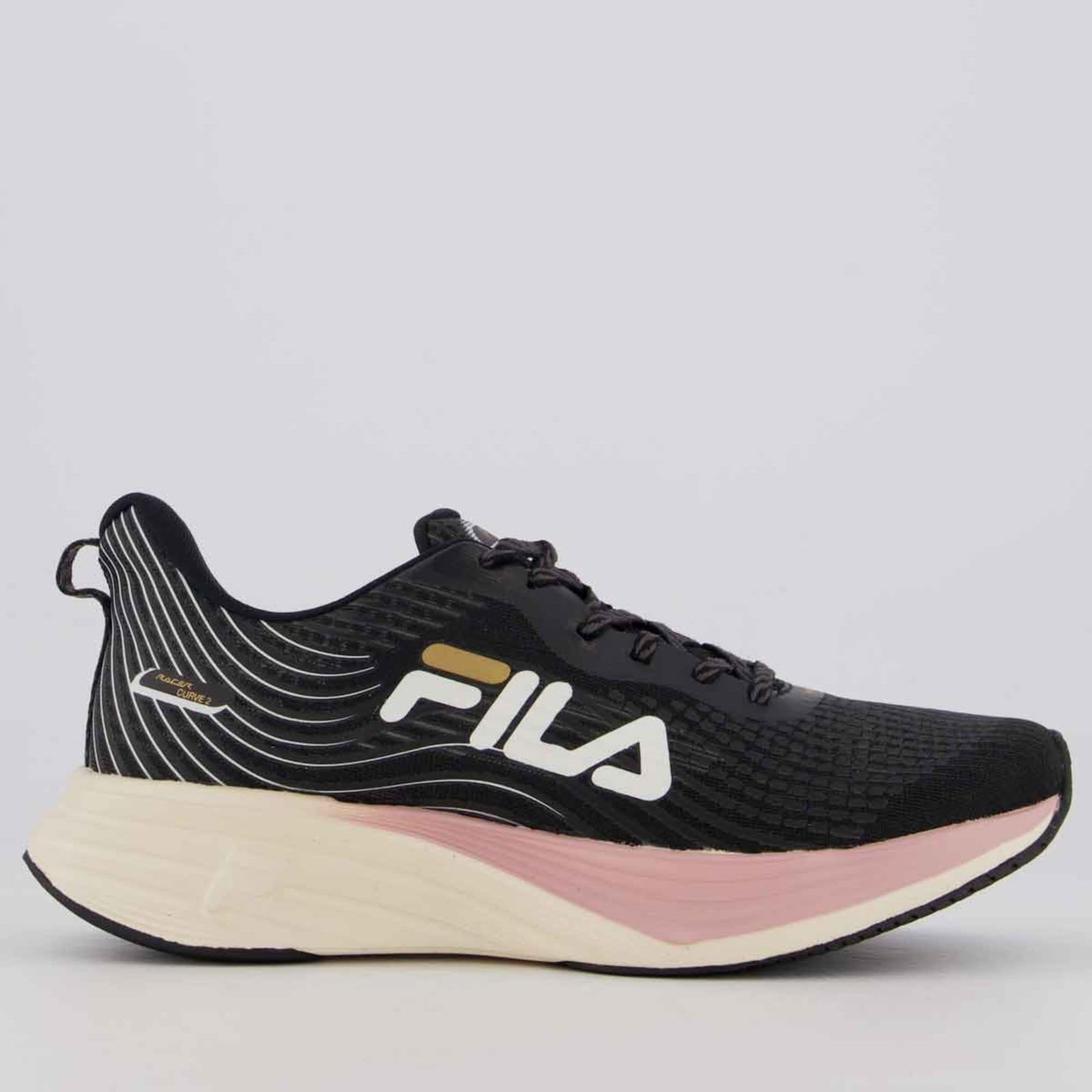 Tênis Fila Racer Curve 2 Feminino e Bege