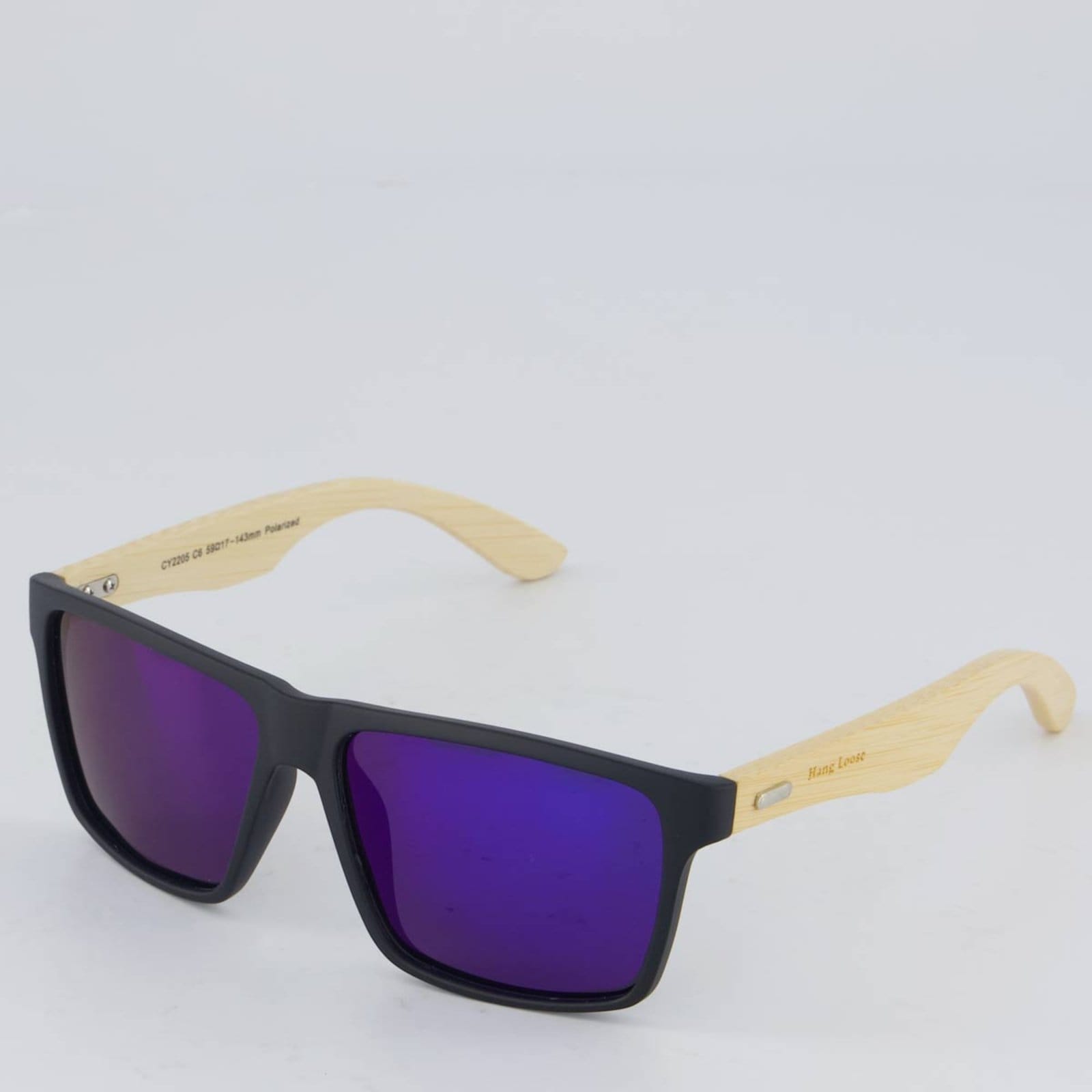 Óculos de Sol Hang Loose Deck Polarizado Preto e