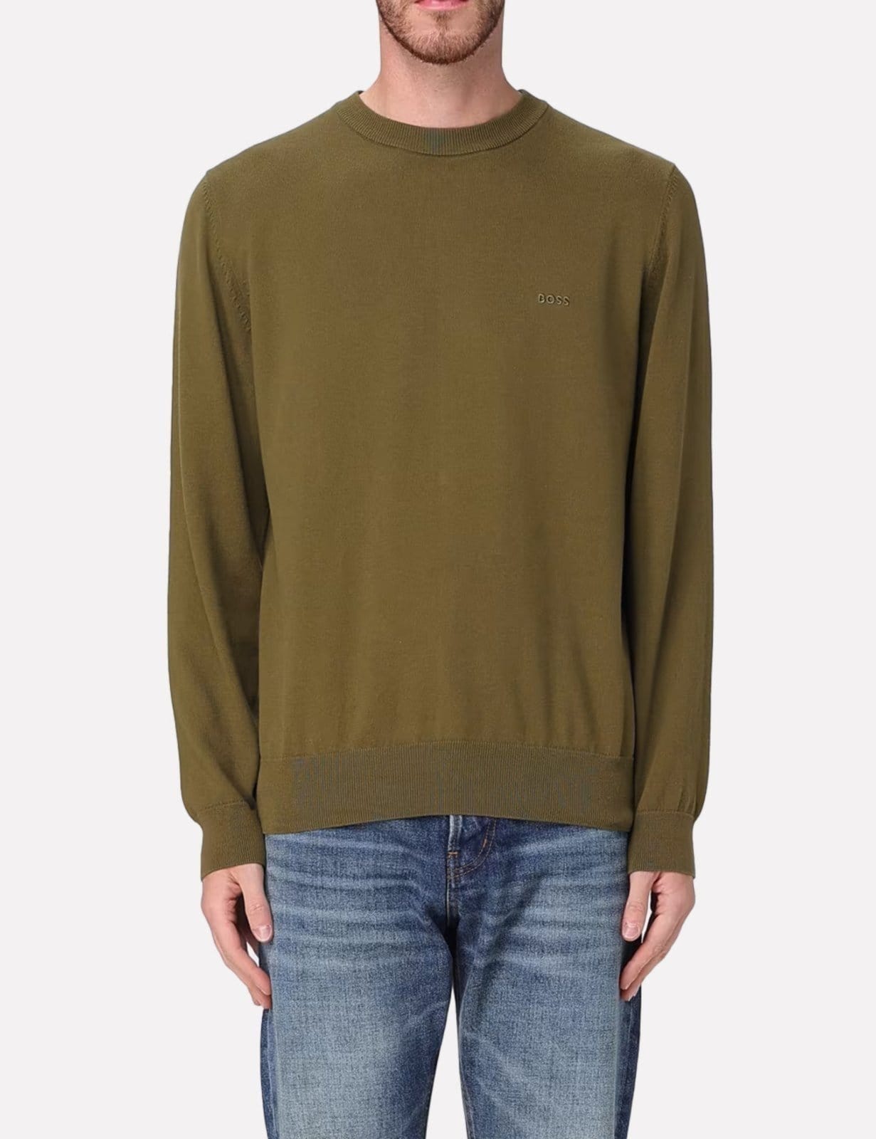 Suéter Hugo Boss Regular Fit Embroidered Logo