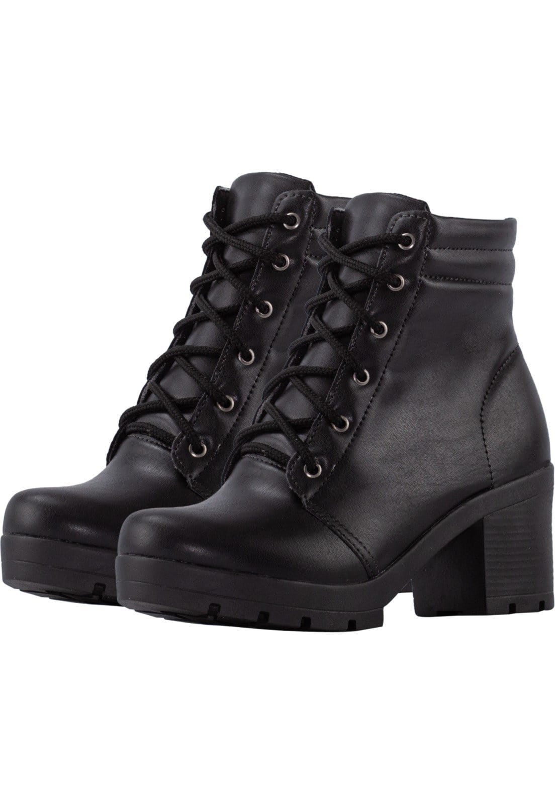 Bota Coturno Lumiss Salto Médio Cano Baixo Sintético