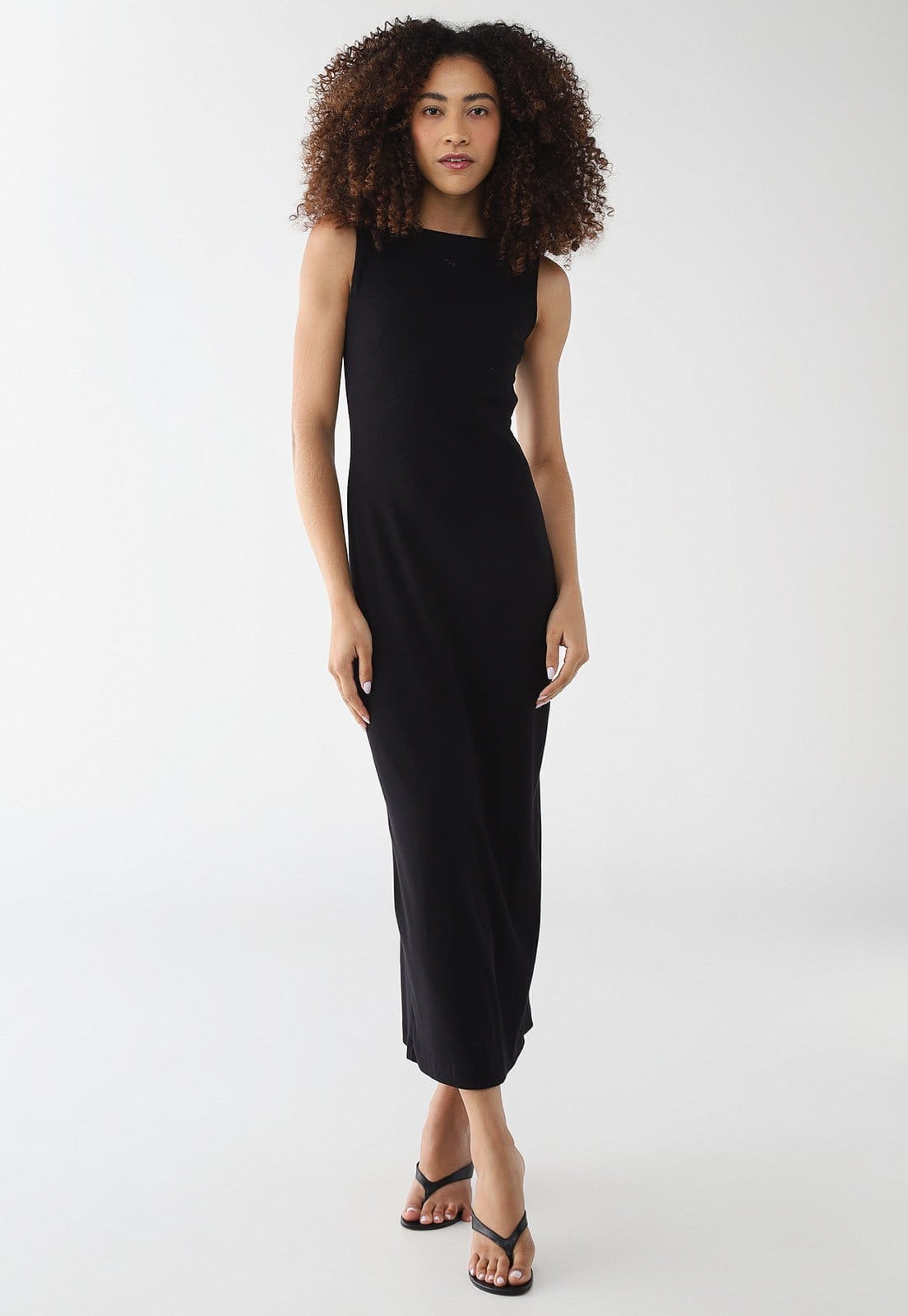 Vestido Feminino Colcci Midi Canelado